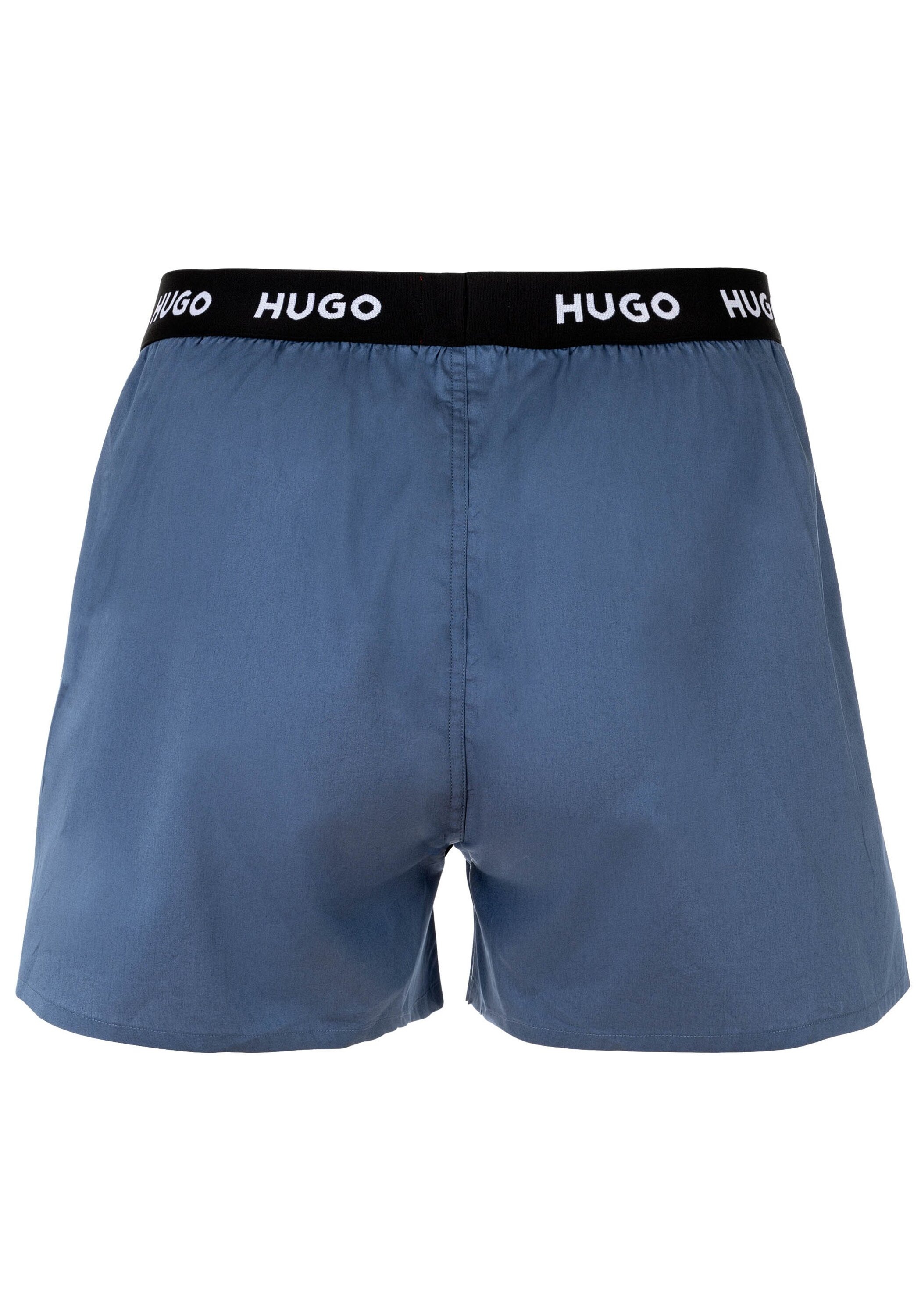 HUGO Boxershorts »Web-Boxershorts Woven Boxer Triplet 3er Pack«