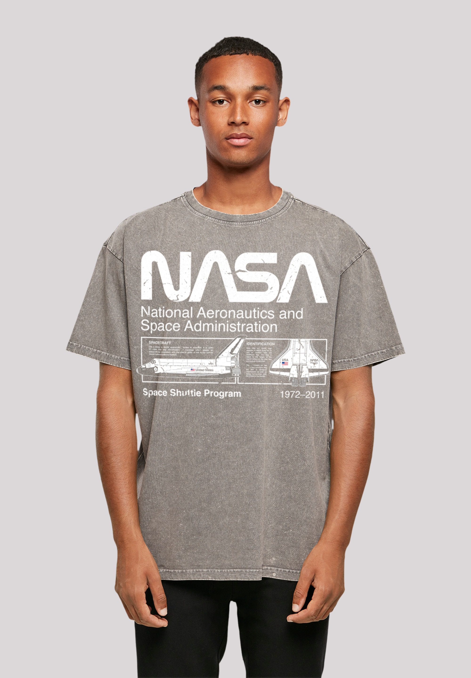 F4NT4STIC T-Shirt "Classic Space Shuttle", Print