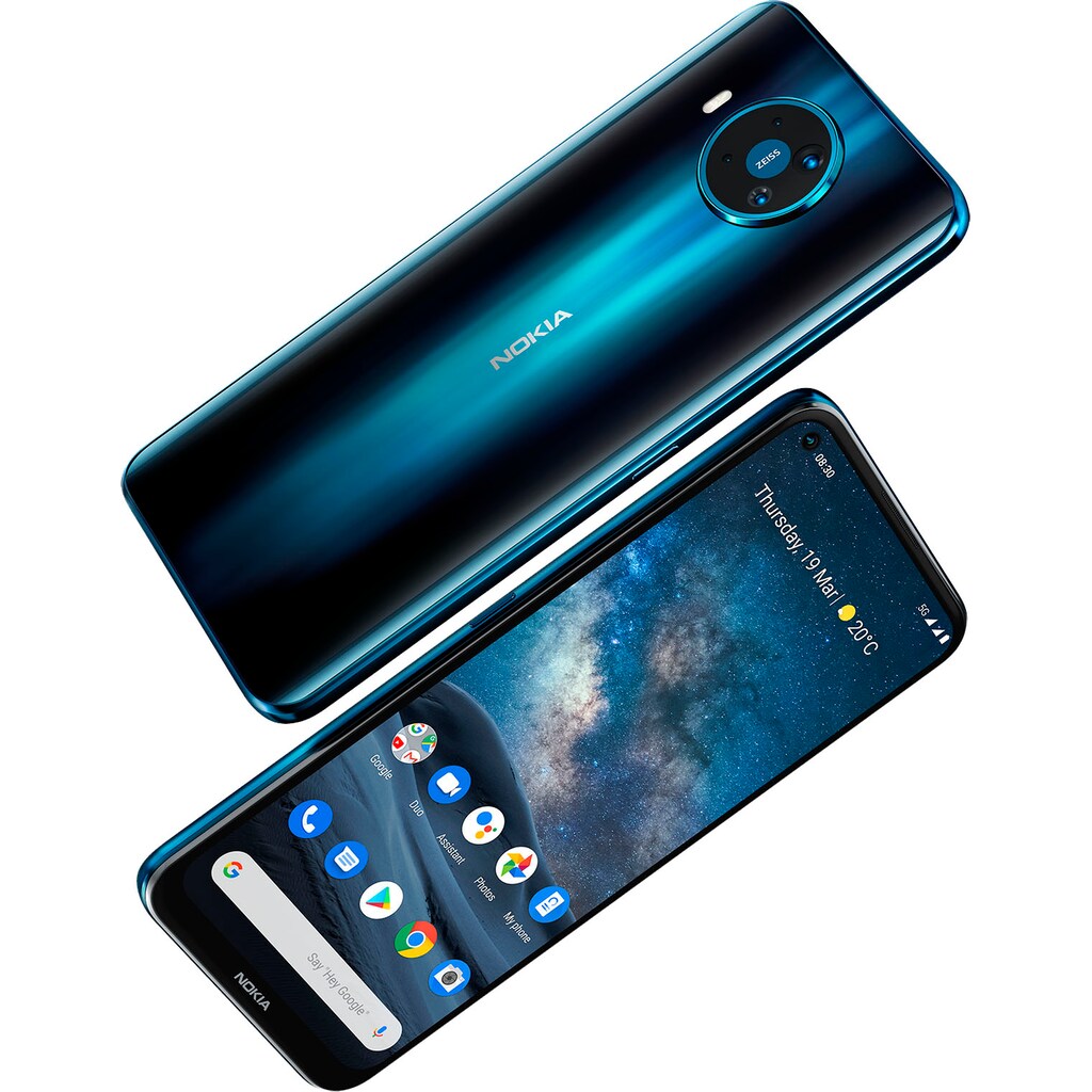 Nokia Smartphone »Nokia 8.3 5G«, Polarnacht, 17,3 cm/6,81 Zoll, 128 GB Speicherplatz, 64 MP Kamera