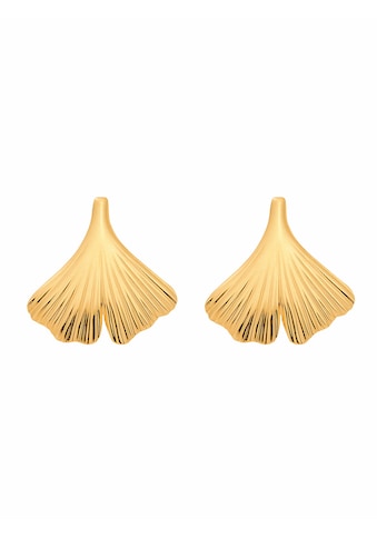 Adelia´s Paar Ohrstecker »1 Paar 375 Gold Ohrringe / Ohrstecker Ginkoblatt«,... kaufen