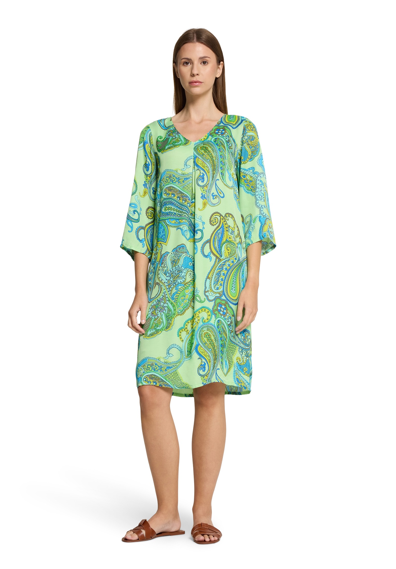 Betty Barclay Sommerkleid »Betty Barclay Damen Sommerkleid mit V-Ausschnitt«, Form