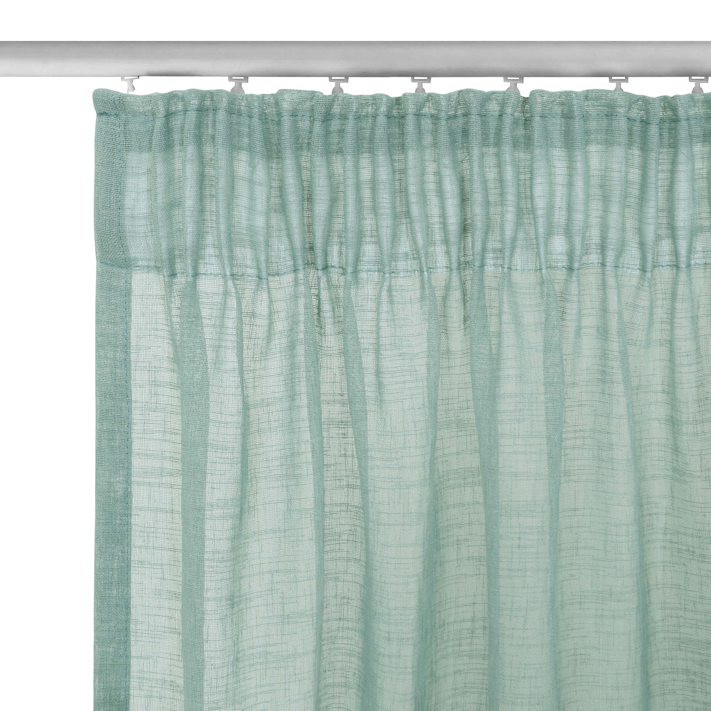 OTTO home Gardine »Kyllo, halbtransparent, Leinenoptik, 2er-Set, Multifunktionsband« Multifunktionsband 2 Stk. tlg. Leinen-Look, halbtransparent, Multifunktionsband, Pflegeleicht