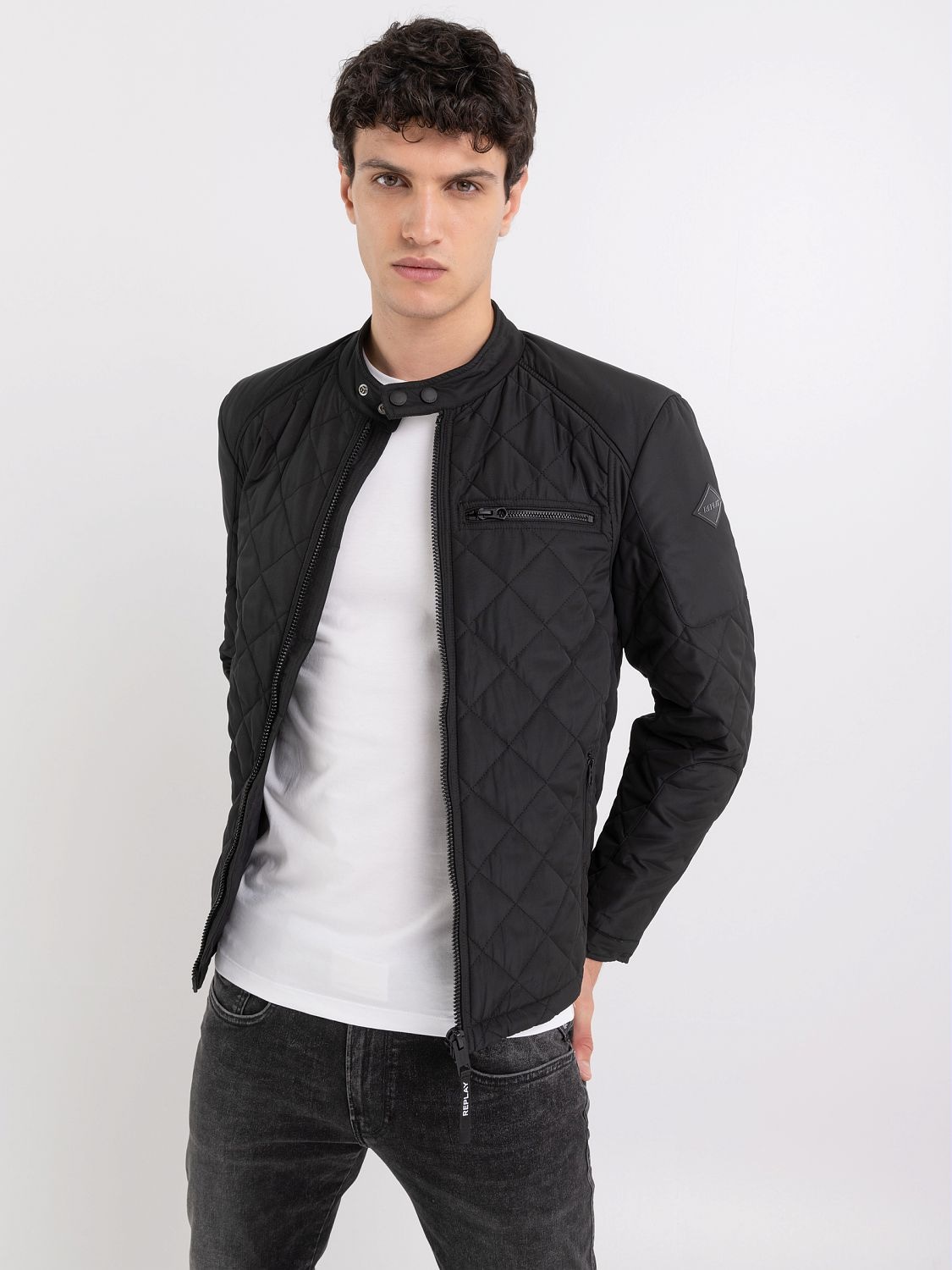 Replay Steppjacke "Saber Mid" mit kurzem Stehkragen günstig online kaufen