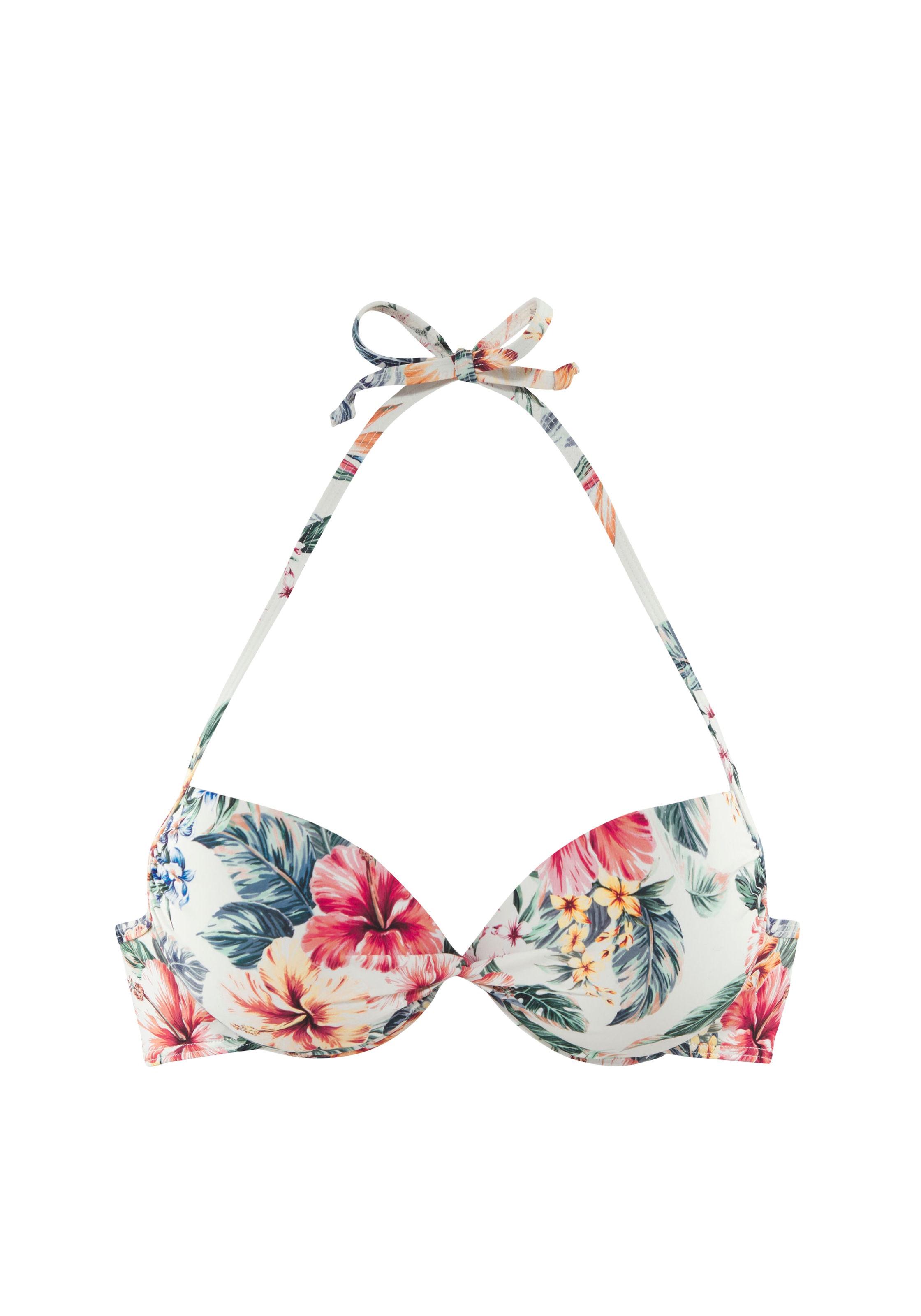 LASCANA Push-Up-Bikini-Top "Salsa", mit tollem Blumenprint günstig online kaufen