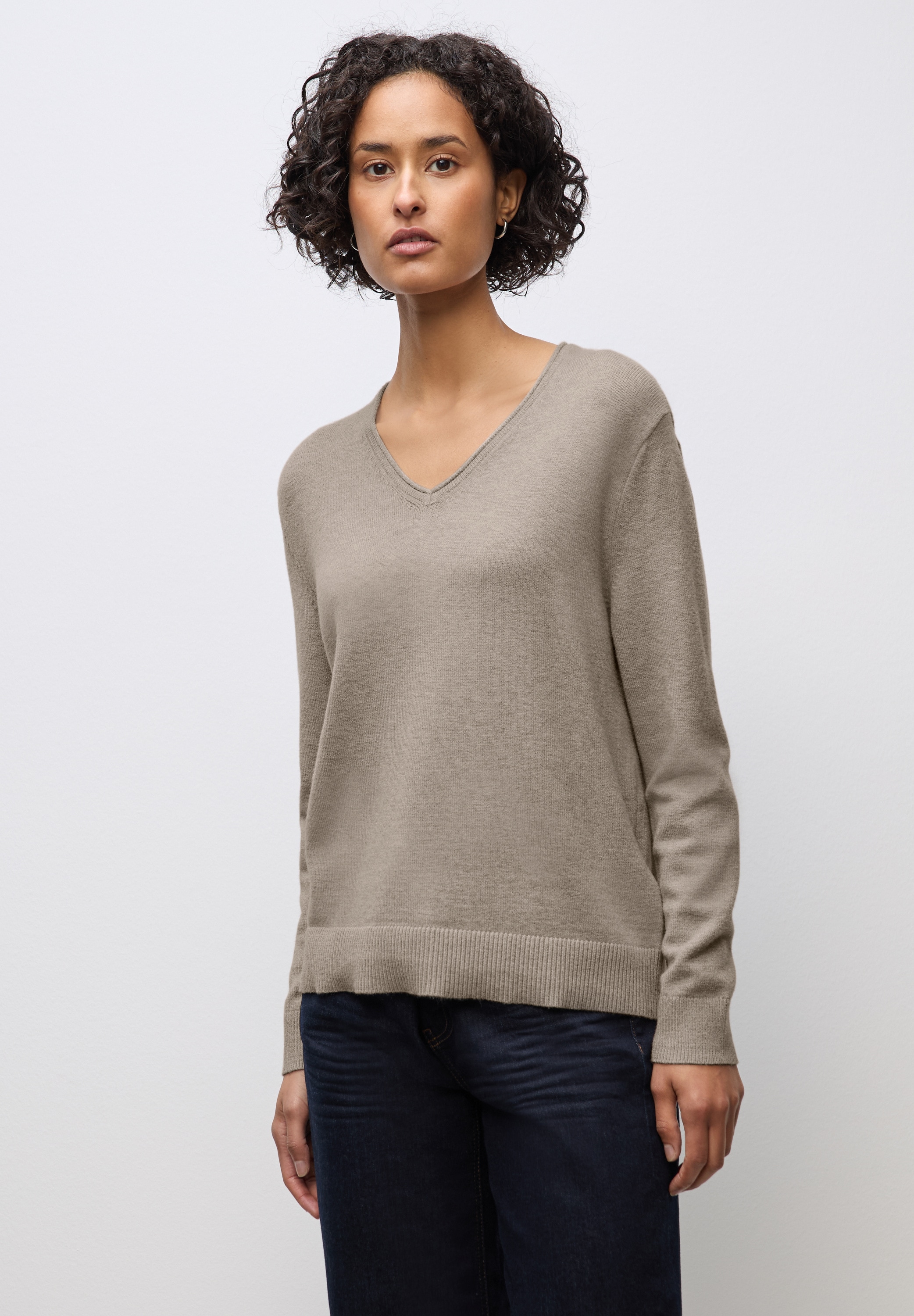 STREET ONE Strickpullover in Unifarbe