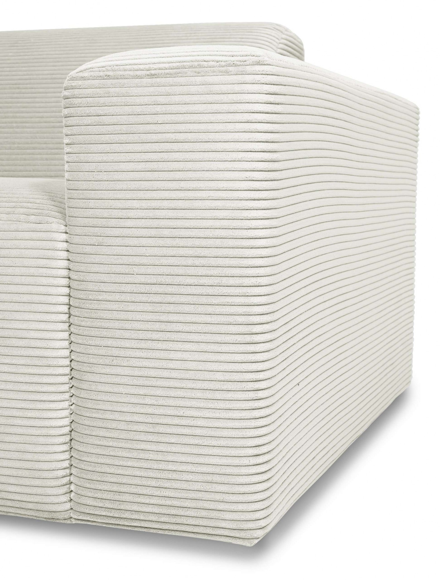 INOSIGN 3-Sitzer »Koa, 228 cm, Modulsofa in Webstoff, Cord«, Designsofa, weicher Lounge-Sitzkomfort, Welleunterfederung, bodentief