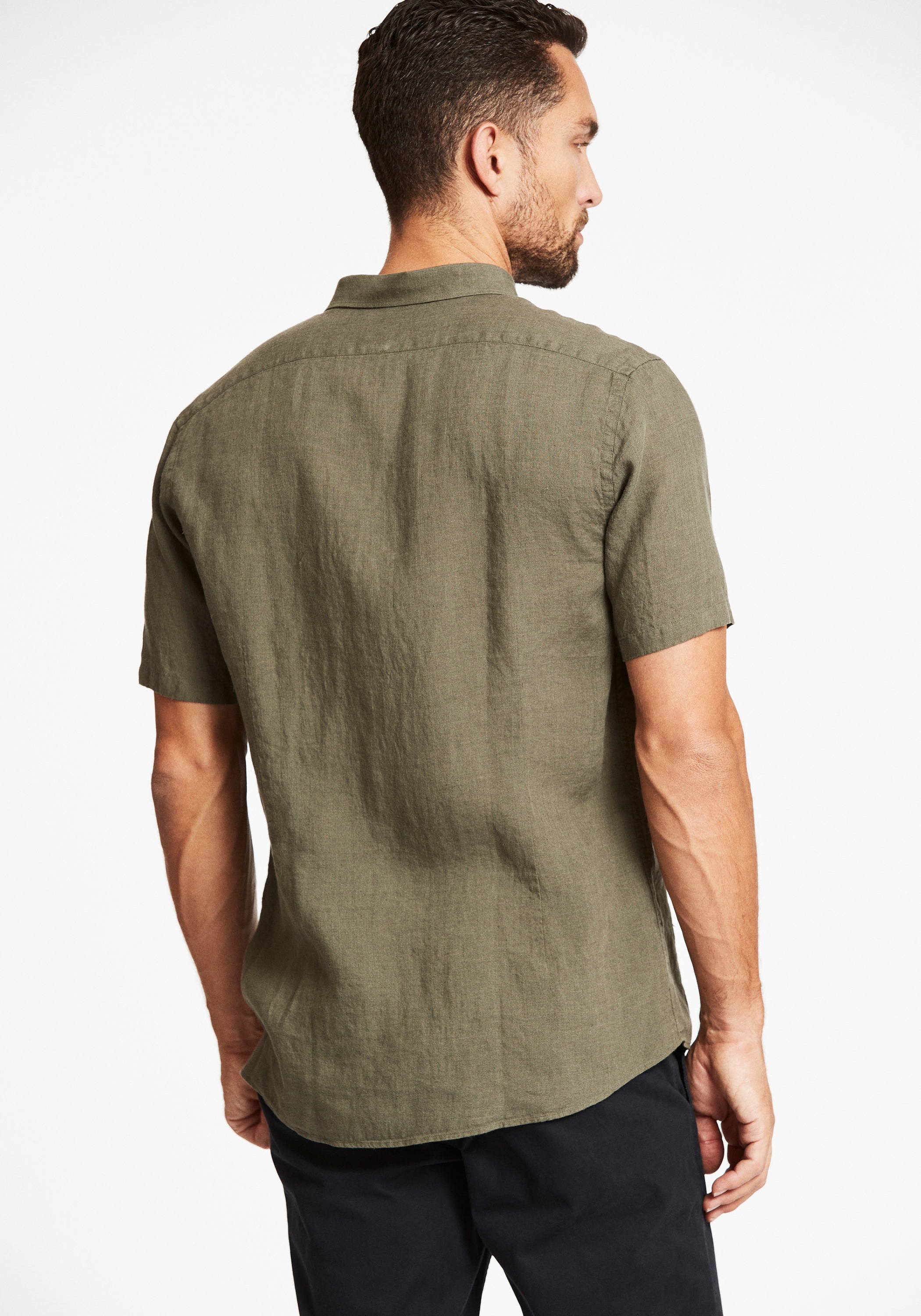 LINDBERGH Leinenhemd "Leinenhemd Modern Fit" günstig online kaufen