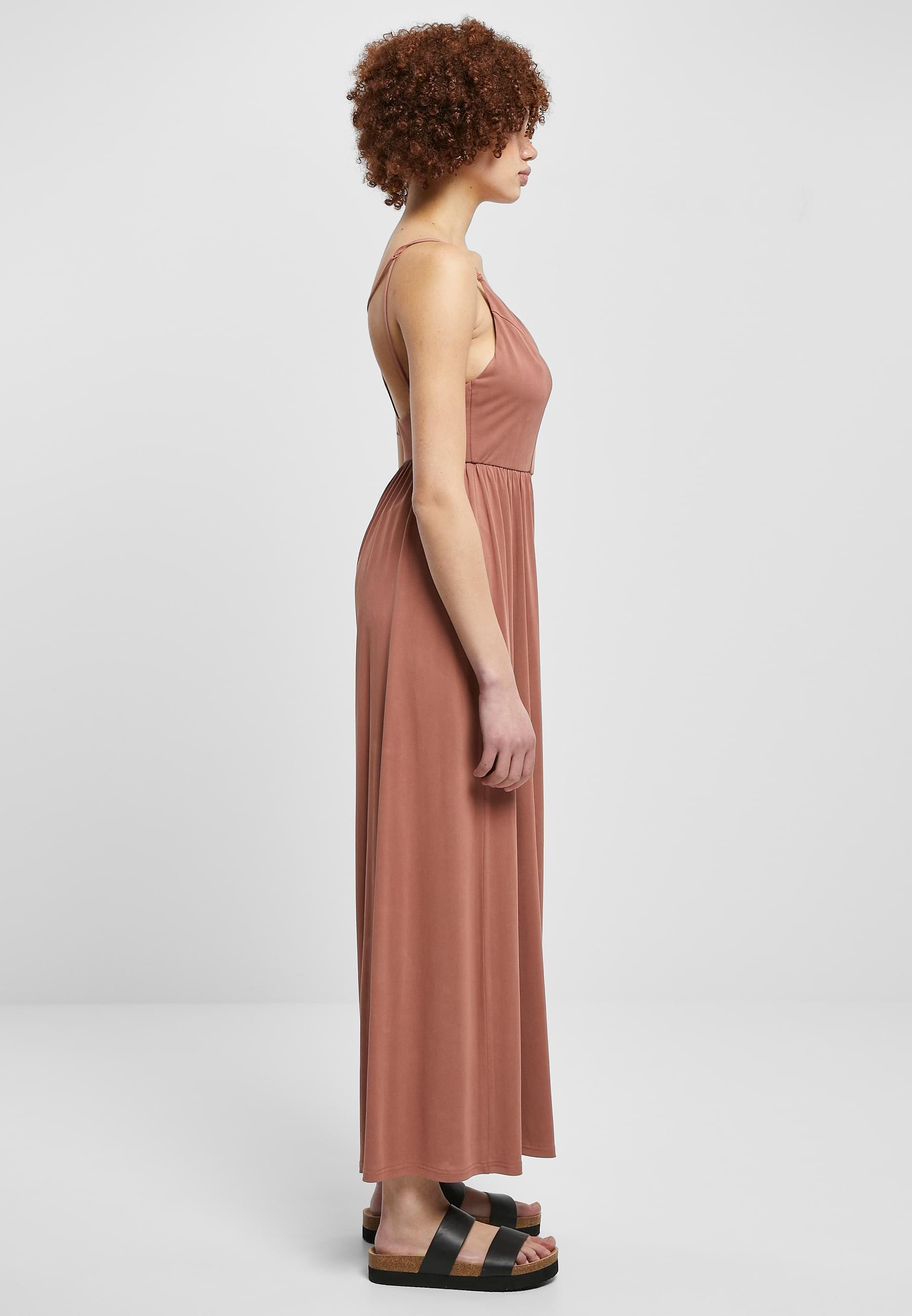 URBAN CLASSICS Jumpsuit »Urban Classics Damen Ladies Modal Spaghetti Jumpsuit«, (1 tlg.)