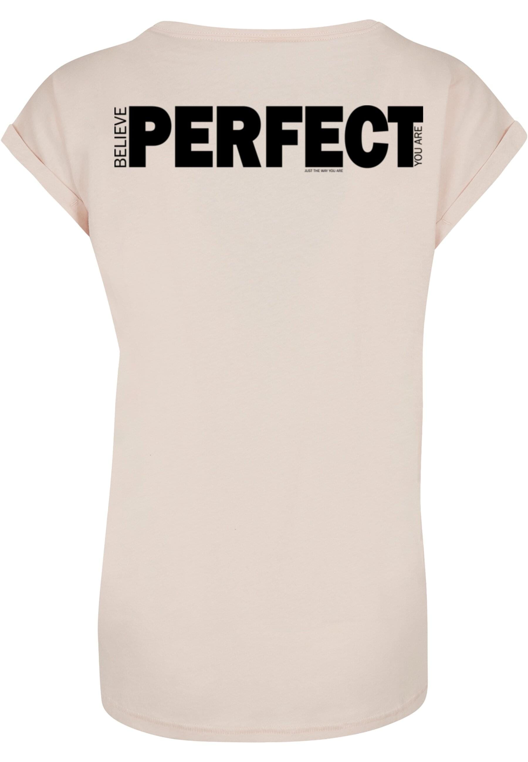 Merchcode T-Shirt "Merchcode Damen Ladies Believe Front Extended Shoulder T günstig online kaufen