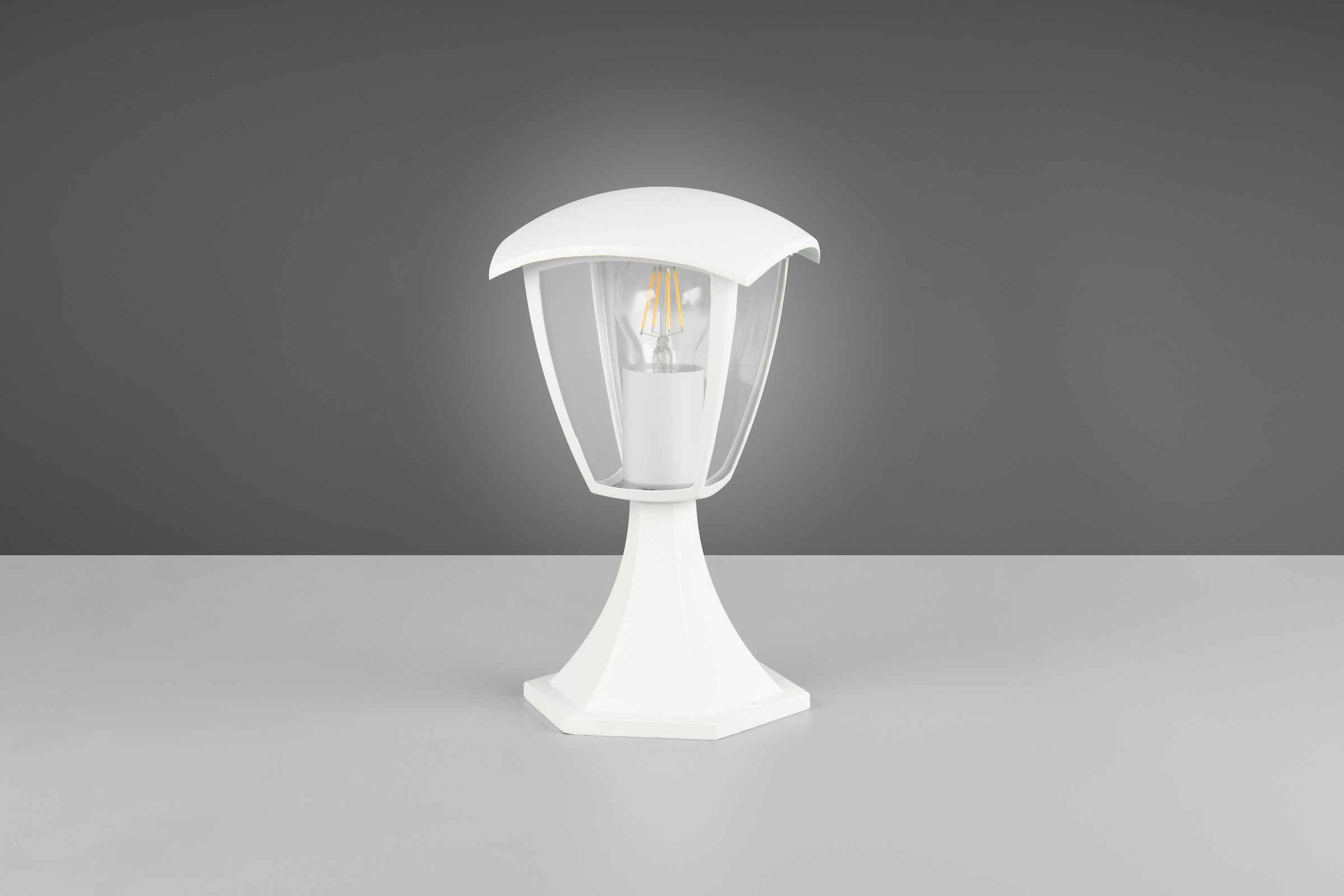 TRIO Leuchten Außen-Stehlampe »VENTA, dekorative Outdoor Wegeleuchte Höhe 30cm, exkl 1x E27 max 10W«, 1 flammig, Leuchtmittel E27 | Leuchtmittel wechselbar, kleine Stehleuchte für Garten oder Terrasse, Leuchtmittel wechselbar