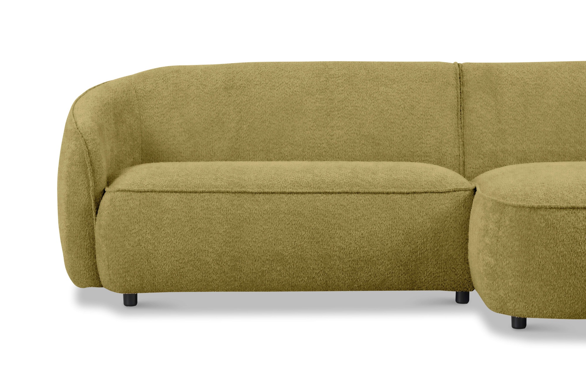 INOSIGN Ecksofa »Cosigo«, Breite 246 cm, 2 Chenille-Stoffe zur Auswahl, mit Kaltschaum