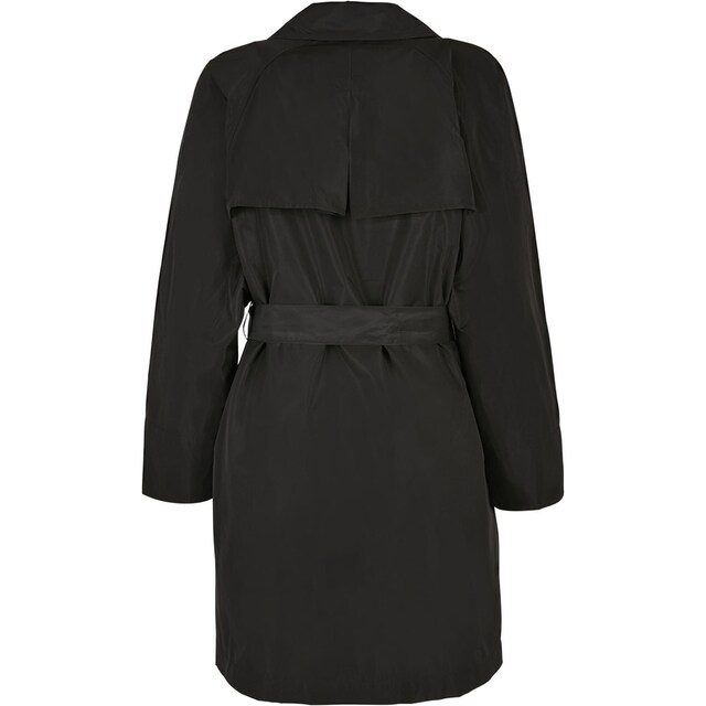 URBAN CLASSICS Outdoorjacke »Damen Ladies Crinkle Nylon Minimal Trench Coat«,  (1 St.), ohne Kapuze für bestellen | BAUR