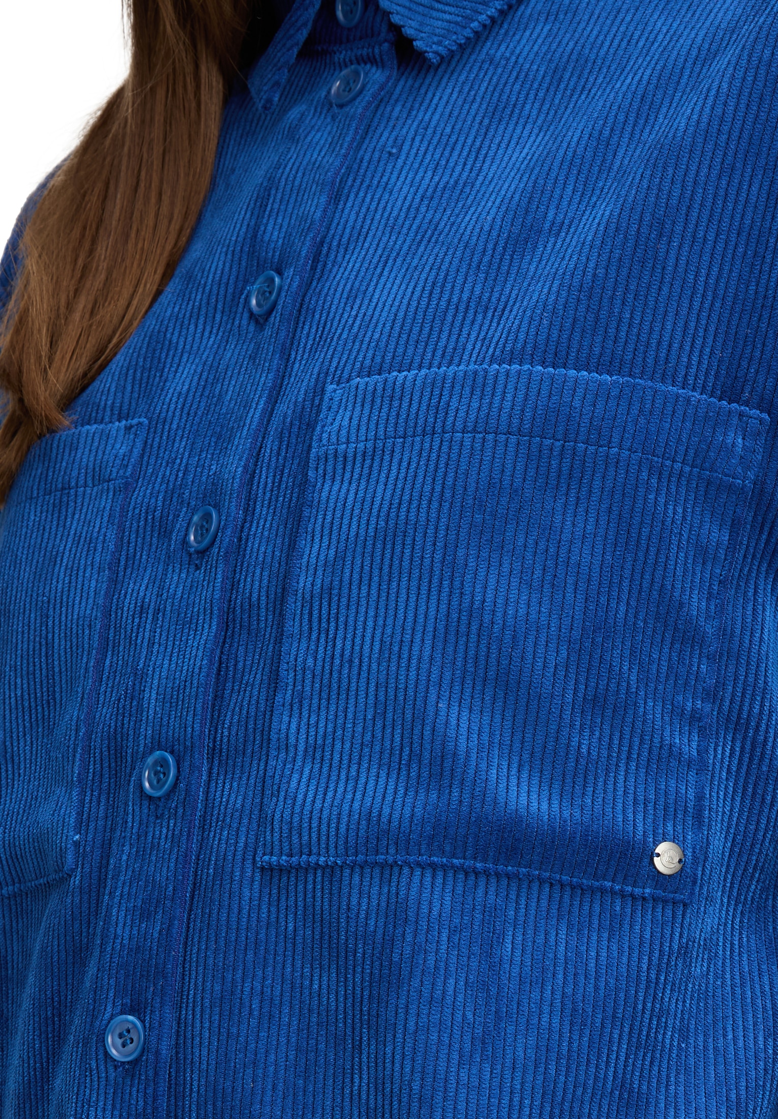 Betty&Co Langarmbluse »Betty & Co Damen Overshirt mit Kragen«