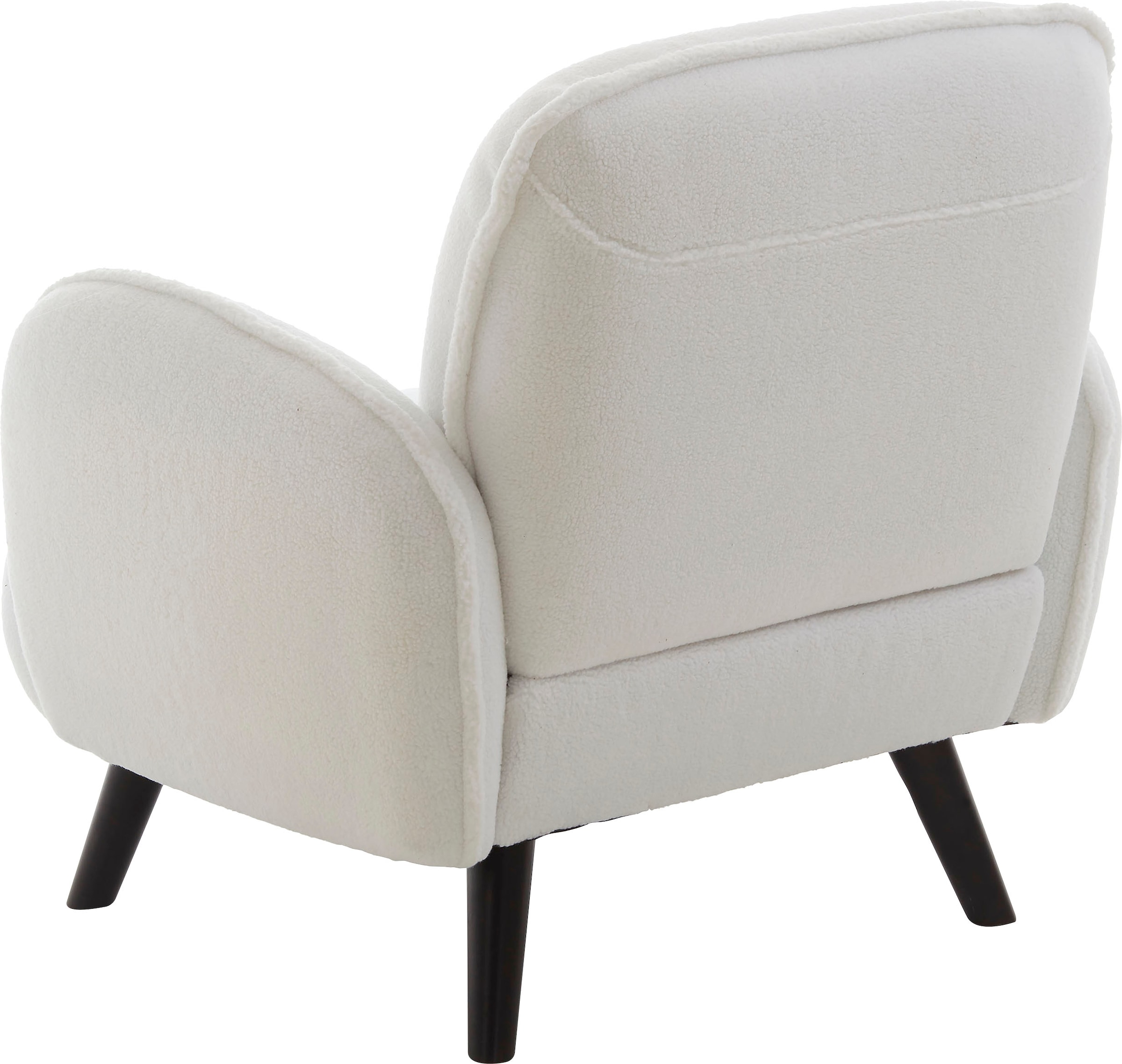 ATLANTIC home collection Sessel, kaufen frei Massivholzfüße, BAUR Raum im stellbar | mit Wellenunterfederung