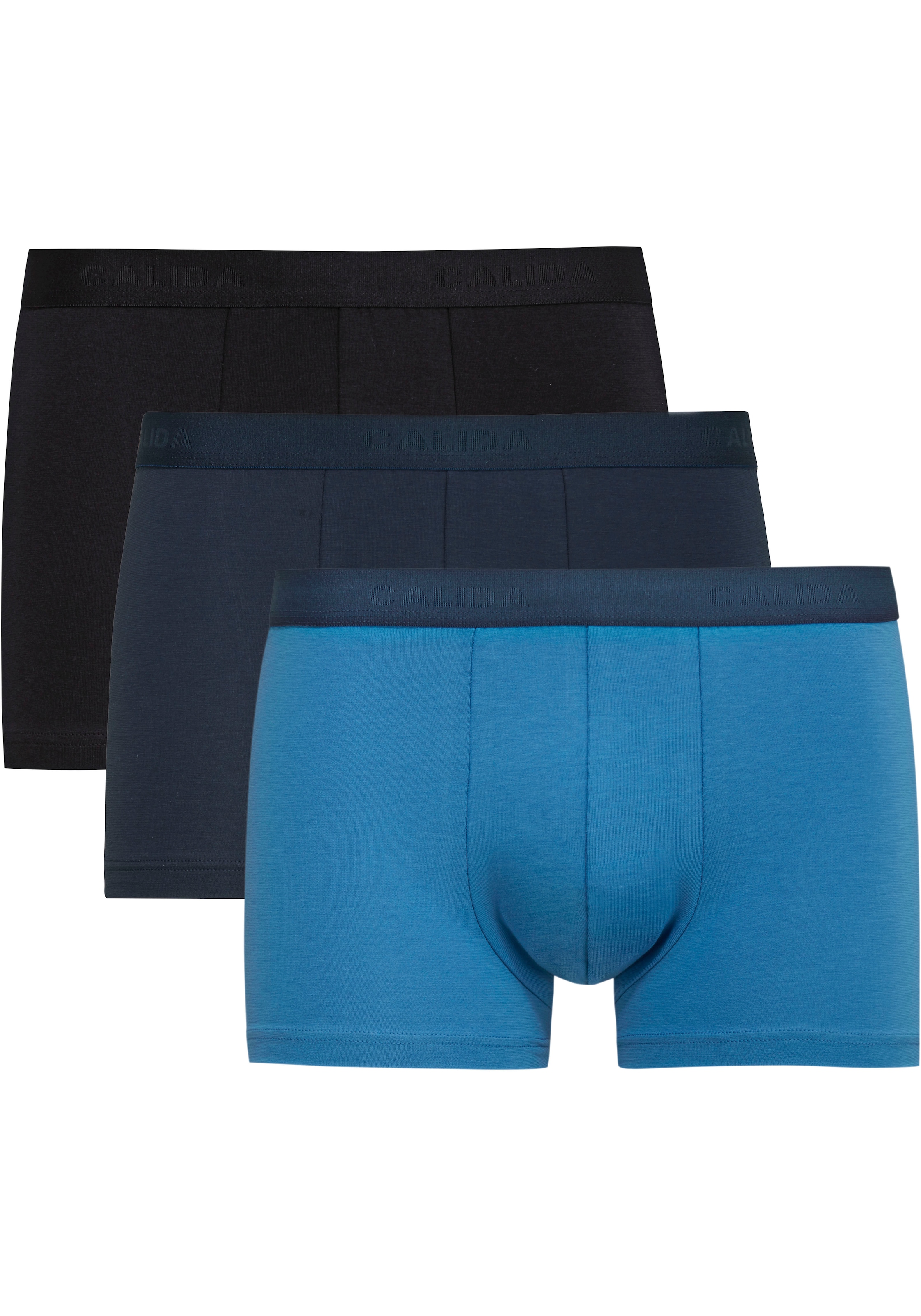 CALIDA Boxershorts "Natural Benefit" 3er Pack, Single Jersey-Qualität, elas günstig online kaufen