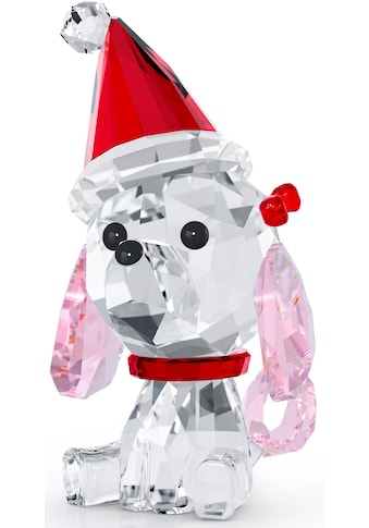 Dekofigur »Kristallfigur Hund Holiday Cheers Pudel, 5625854«