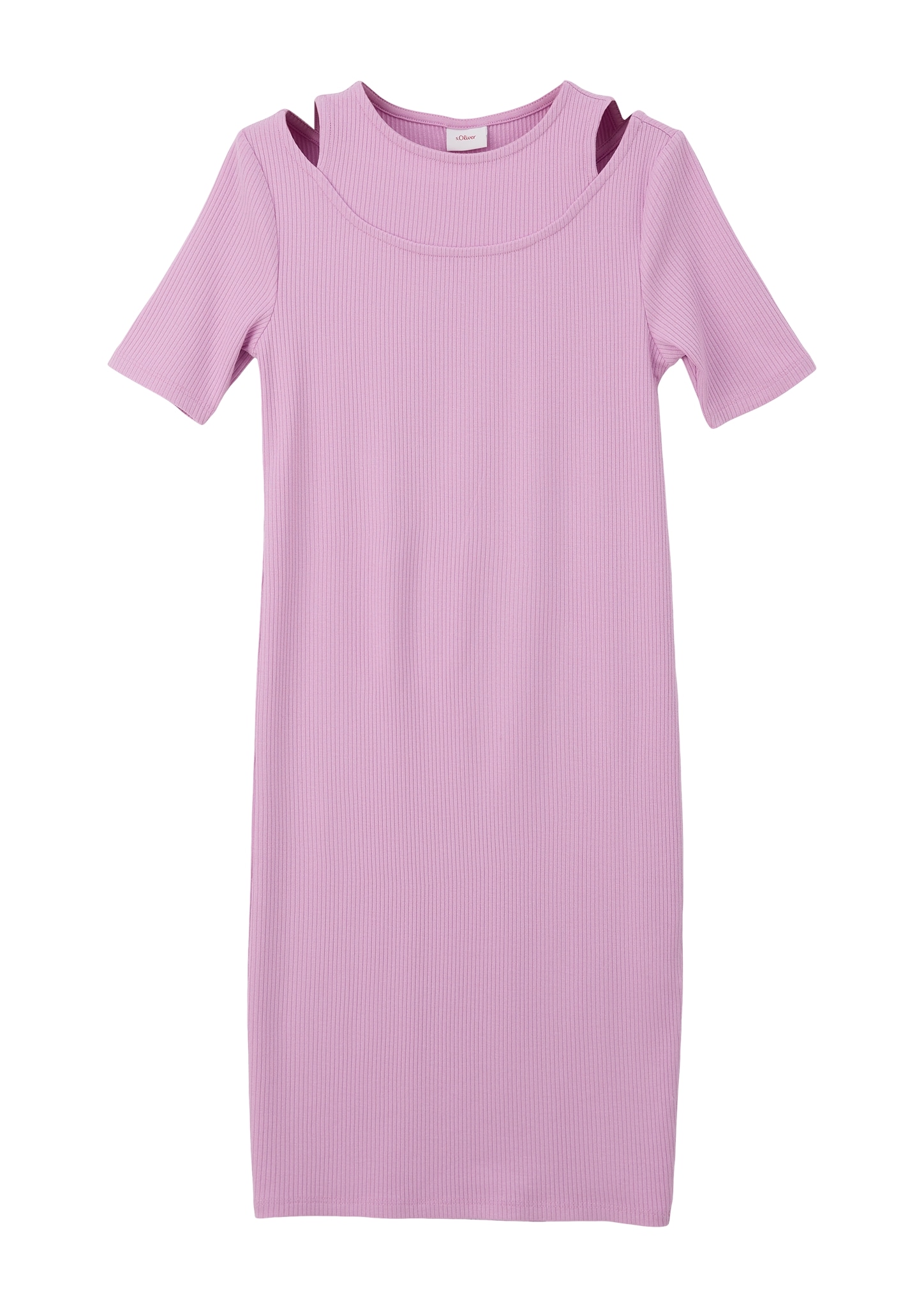 s.Oliver Junior 2-in-1-Kleid su Rippstrukur