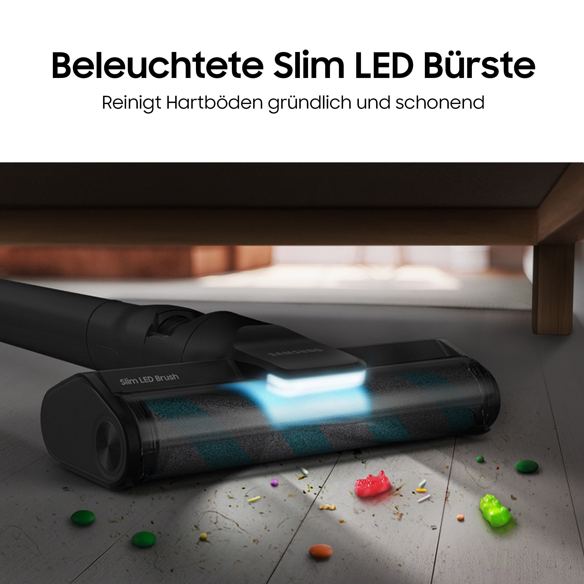 Samsung Akku-Handstaubsauger »VS70H28HFC/WD, Jet 95S CompleteClean« beutellos, 770 W, beutellos, Ersatzakku separat erhältlich