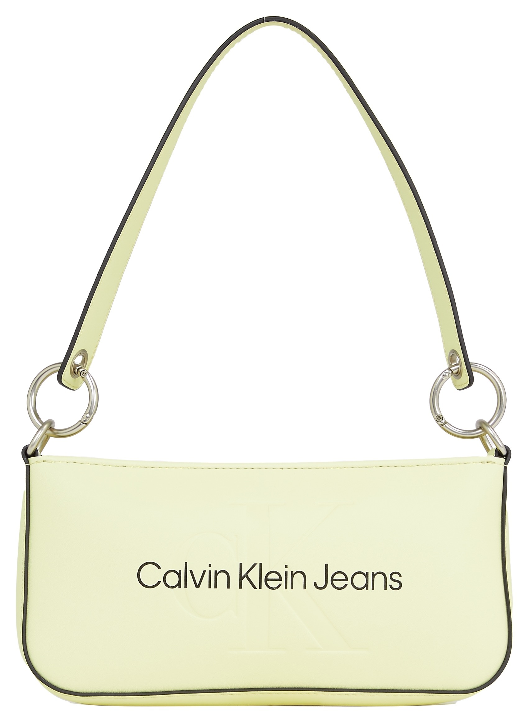 Calvin Klein Jeans Schultertasche "SCULPTED SHOULDER POUCH25 MONO", mit großflächigem Markenlogo vorne