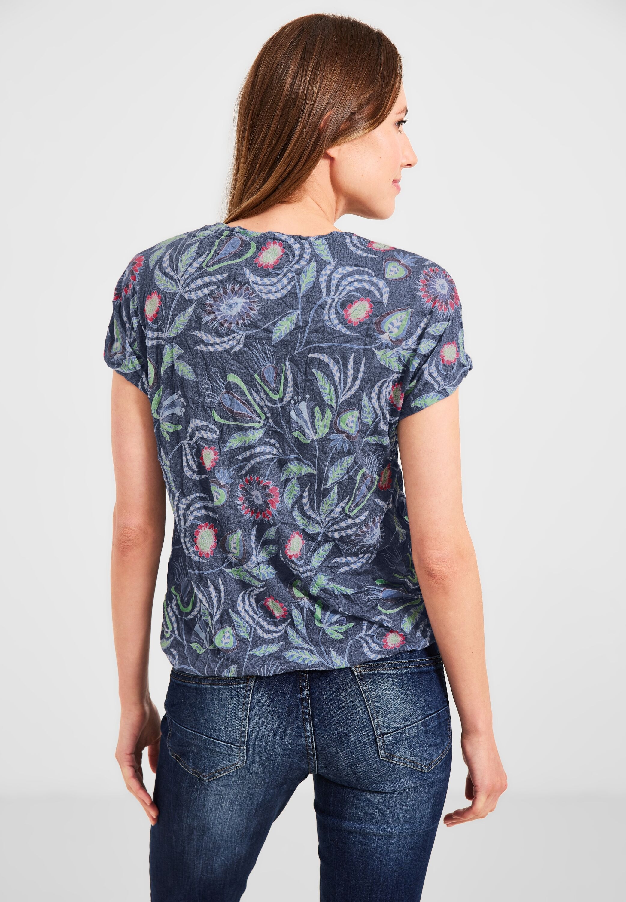 Cecil Print-Shirt, aus softem Materialmix bestellen | BAUR