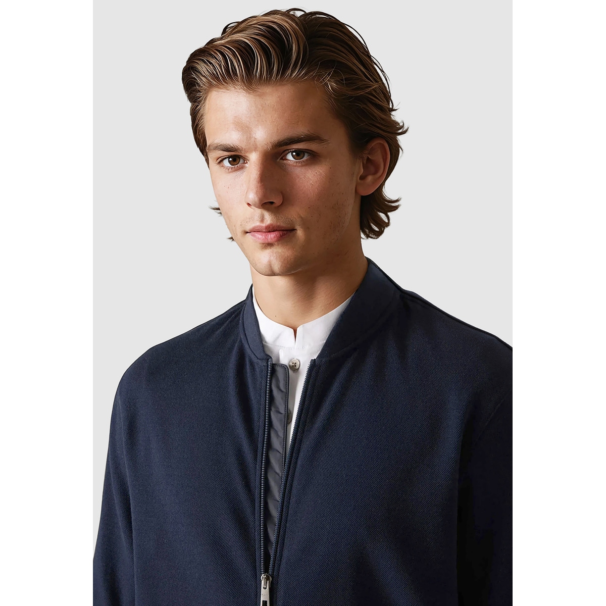 MAERZ Muenchen Strickfleecejacke »Maerz Muenchen 636301 Strickjacke Herren Bekleidung«