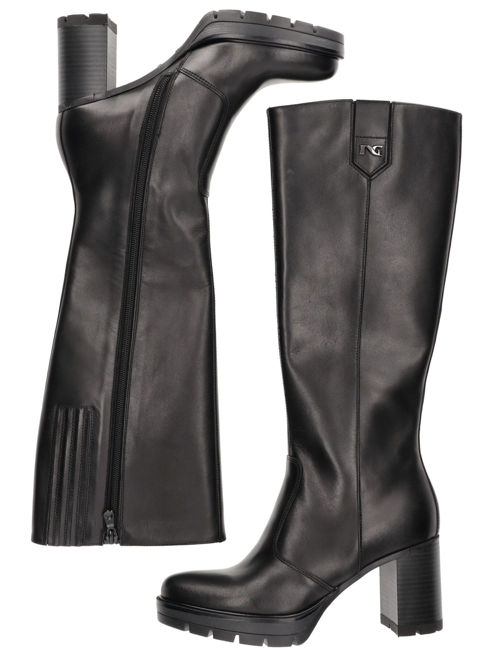Nero Giardini High-Heel-Stiefel »Nero Giardini Stiefel Leder«