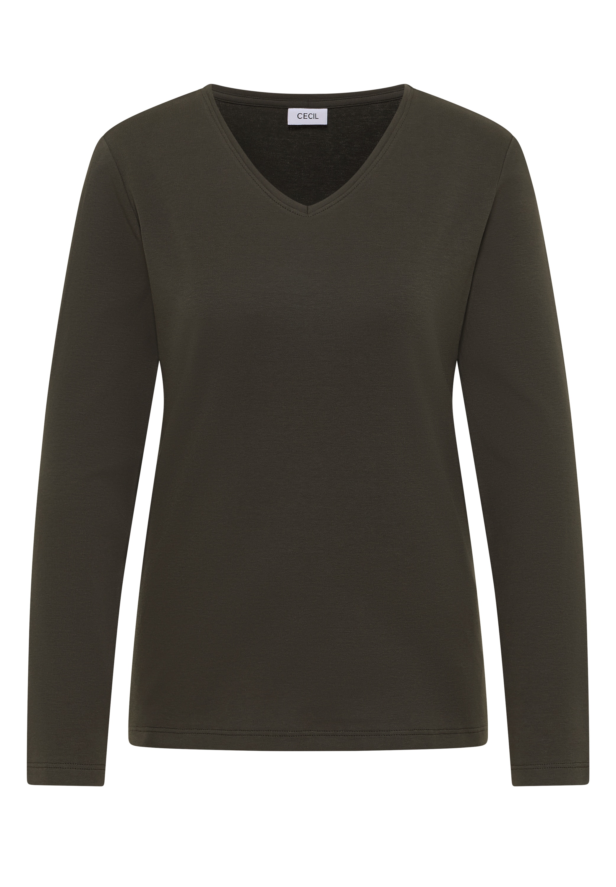 Cecil Langarmshirt aus reiner Baumwolle