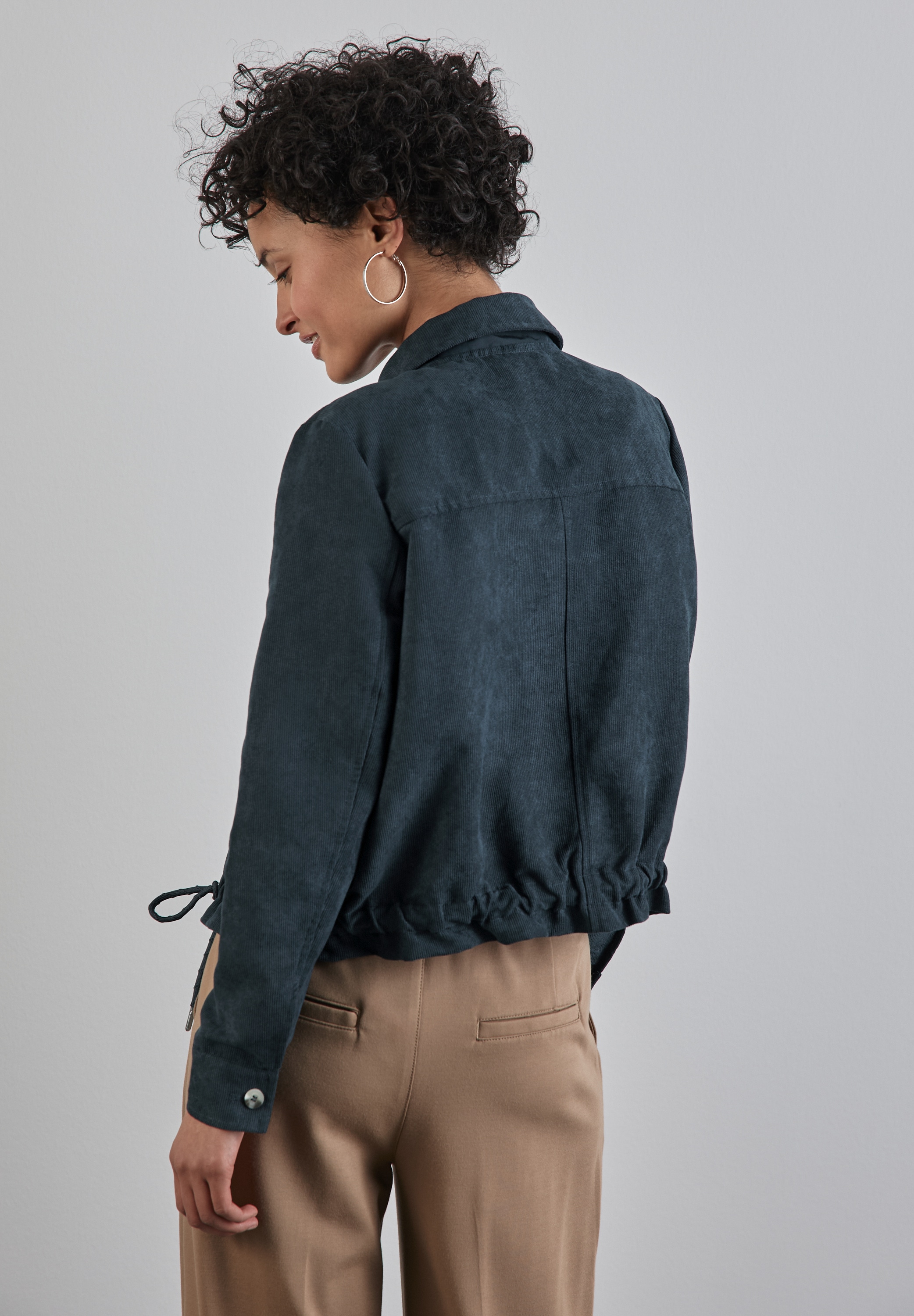 STREET ONE Cordjacke, ohne Kapuze, mit Brusttaschen