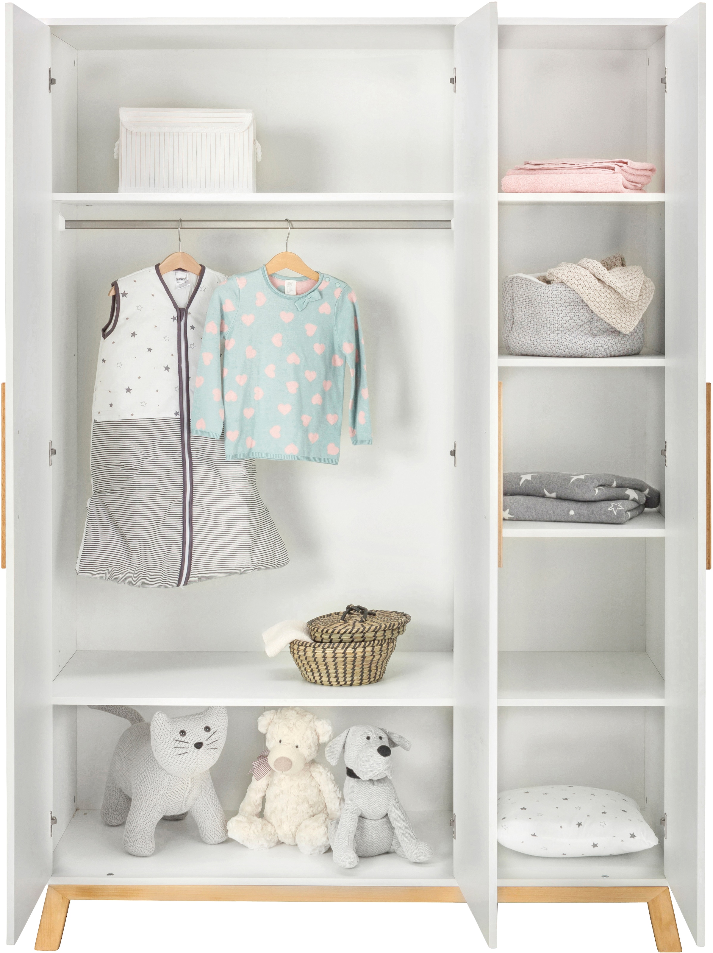 Schardt Kinderkleiderschrank »Sienna White«, 3-türig; Made in Germany  bestellen | BAUR