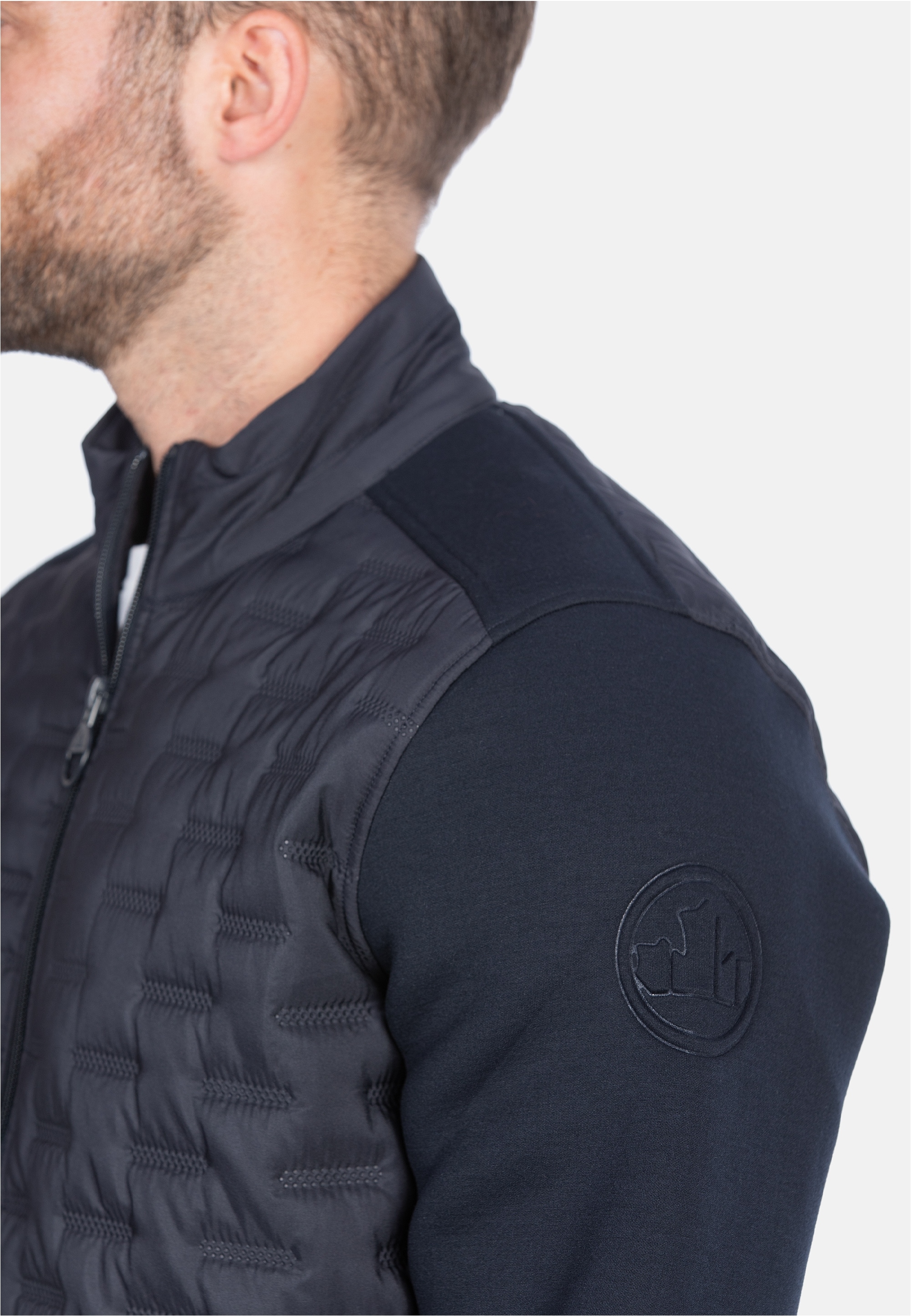 New Canadian Steppjacke, mit elastischem Strickeinsatz