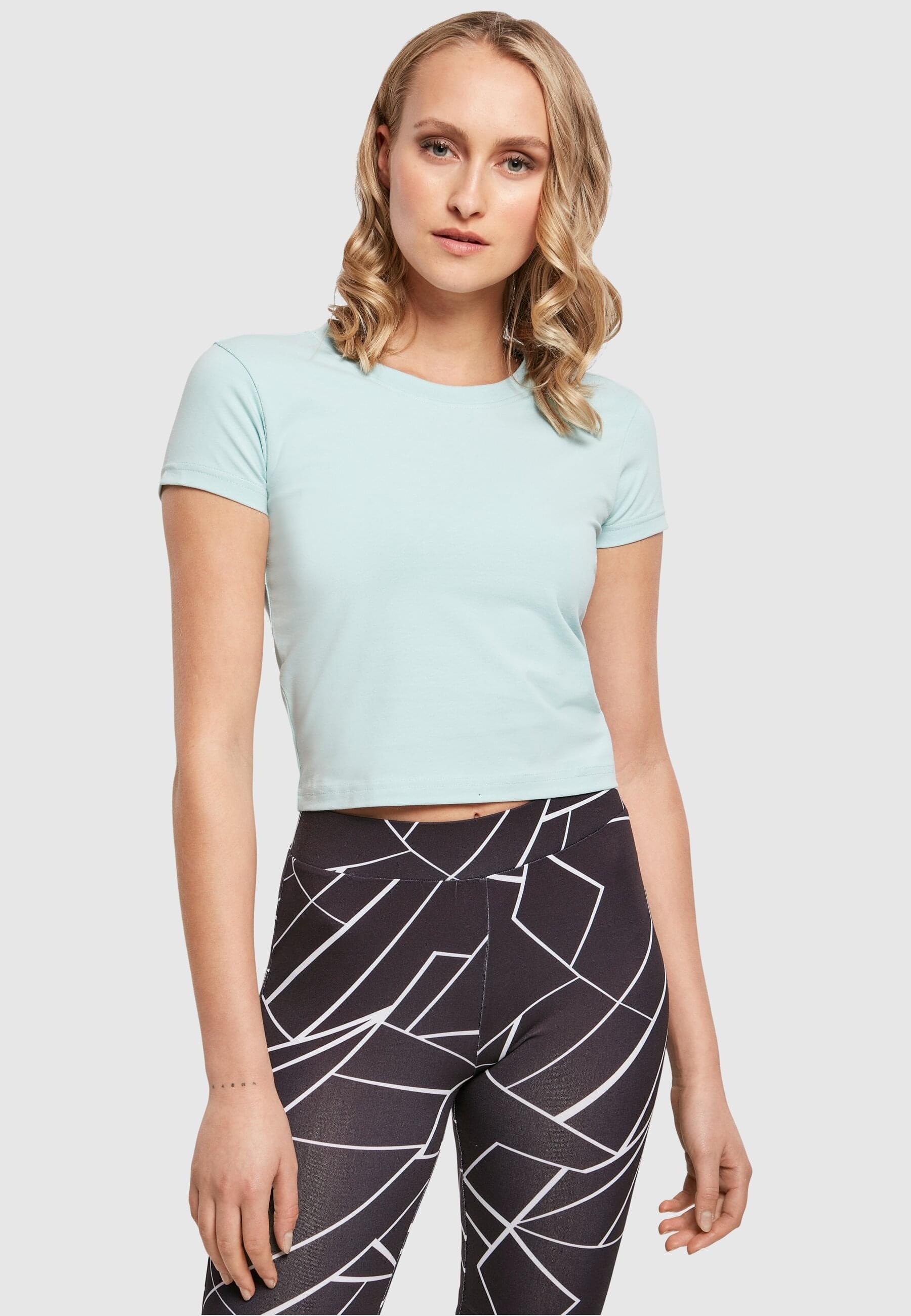 URBAN CLASSICS T-Shirt »Urban Classics Damen Ladies Stretch Jersey Cropped Tee«