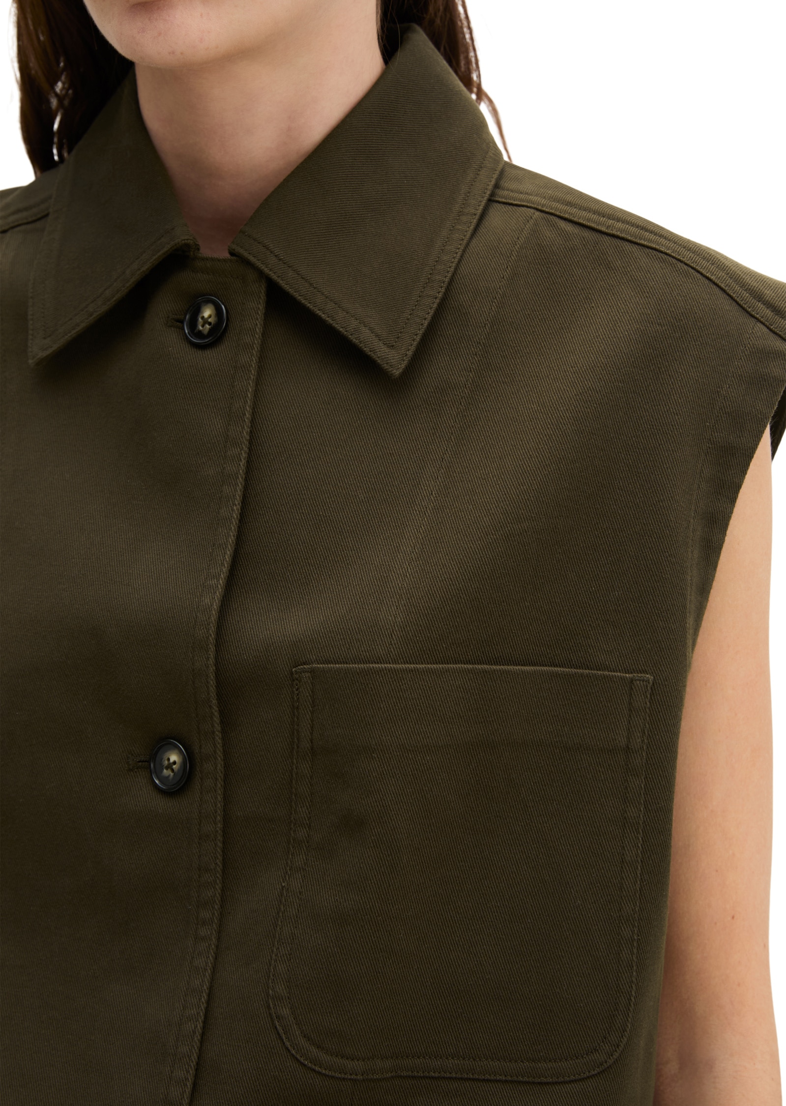 Marc O'Polo Anzugweste »aus Baumwoll-Twill-Stretch«