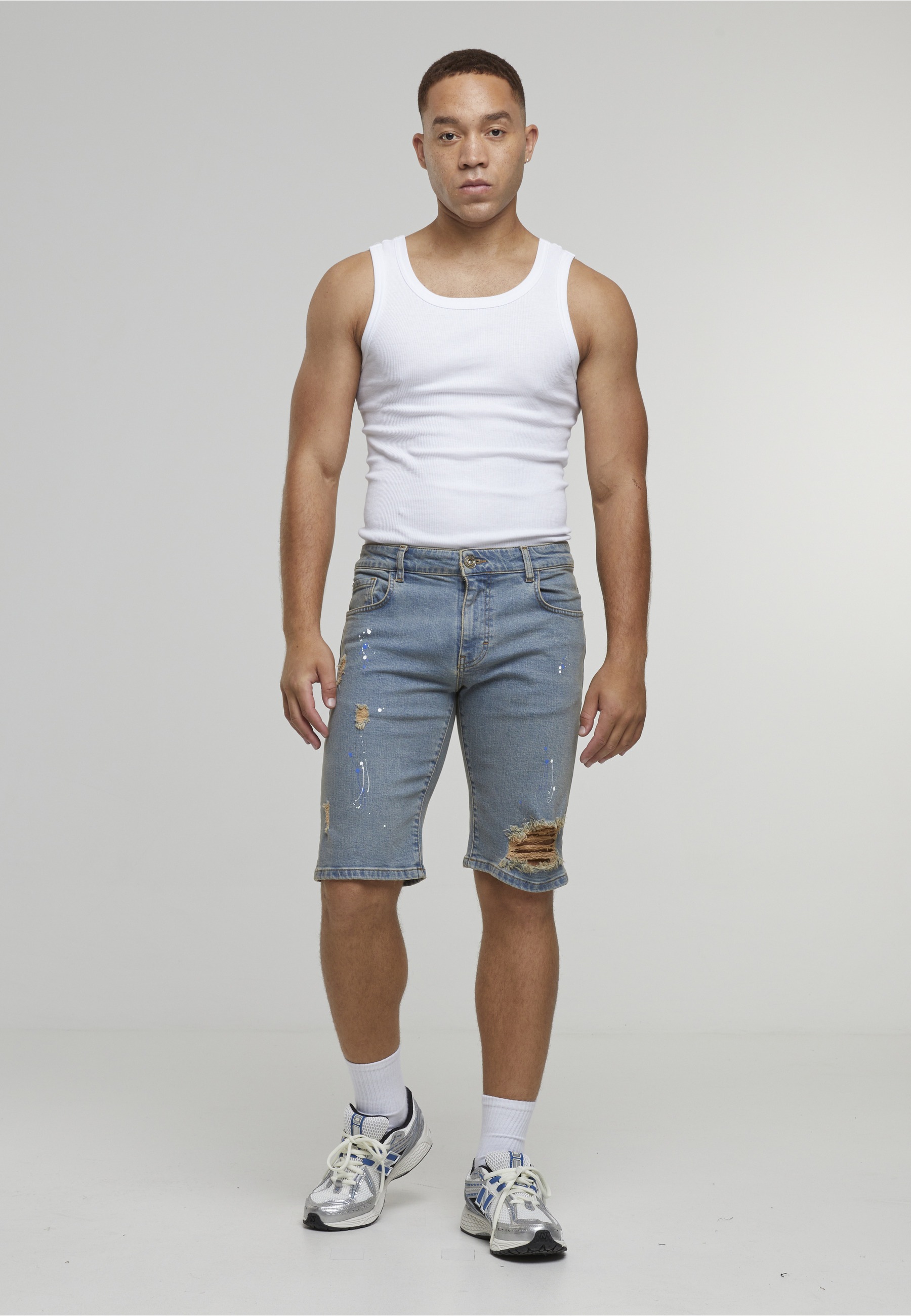 2Y Premium Jeansshorts »2Y Premium Leonardo Ripped Slim Fit Shorts«