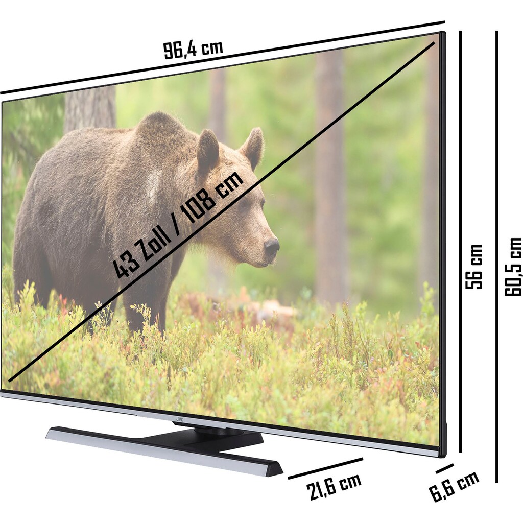 JVC LED-Fernseher »LT-43VU8155«, 108 cm/43 Zoll, 4K Ultra HD