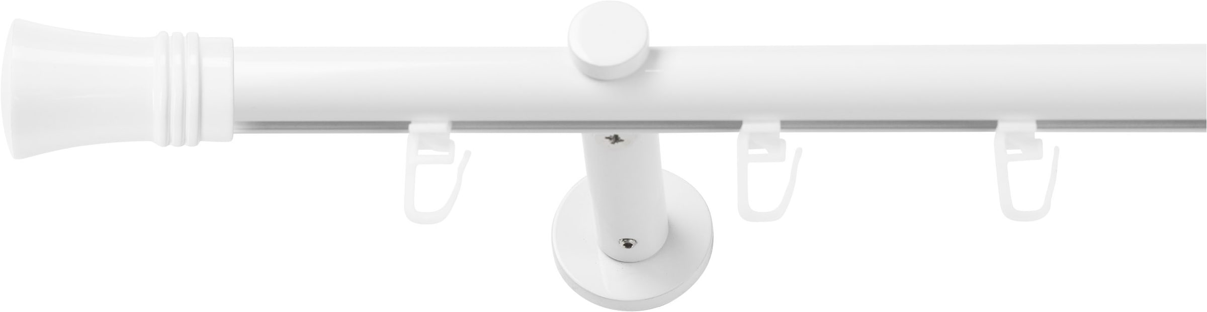 SN DECO GROUP Gardinenstange Ø 19 mm 1 läufig-läufig Fixmaß;kürzbar
