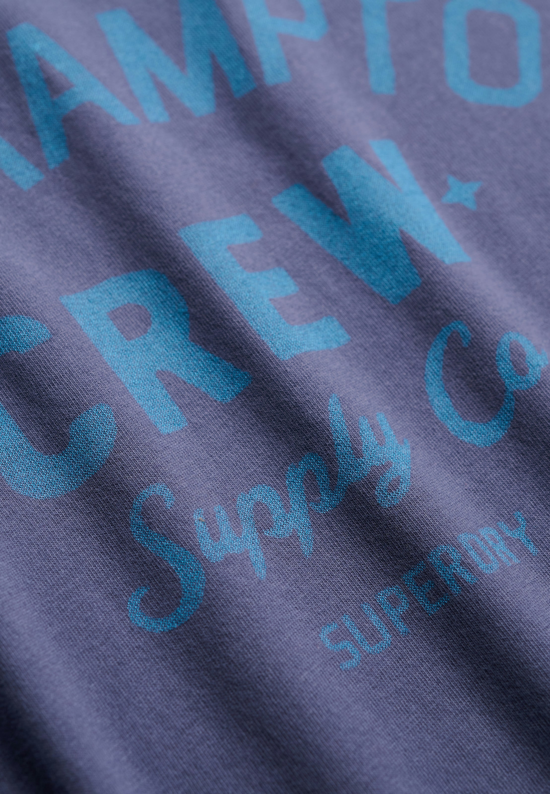 Superdry Print-Shirt »BEACH CLUB RELAXED TEE« aus Baumwolle und Single Jersey, Relaxed Fit, mit Rundhalsausschnitt