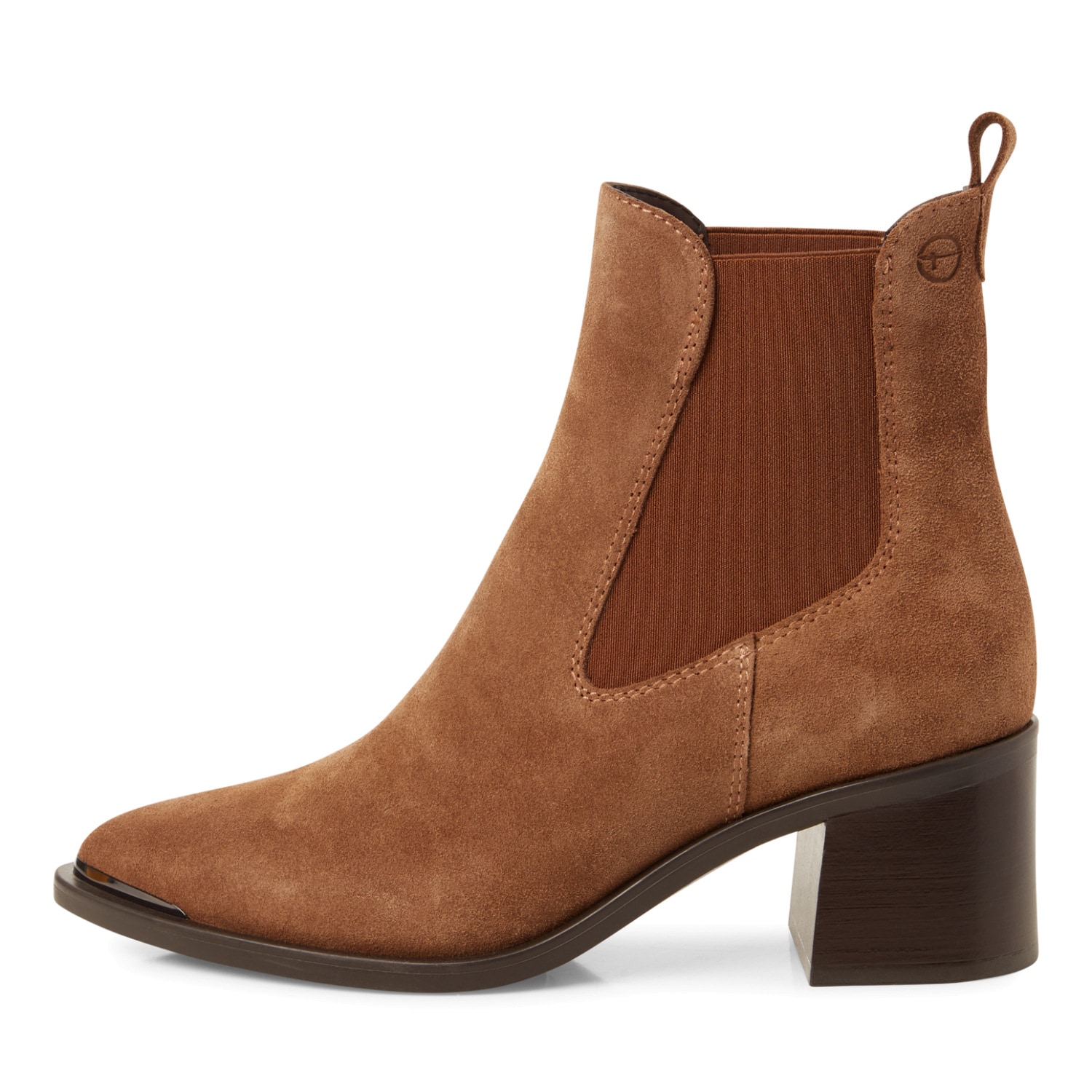 Tamaris Chelseaboots  Businessschuh, Stiefelette mit elegantem Blockabsatz, schmale Form