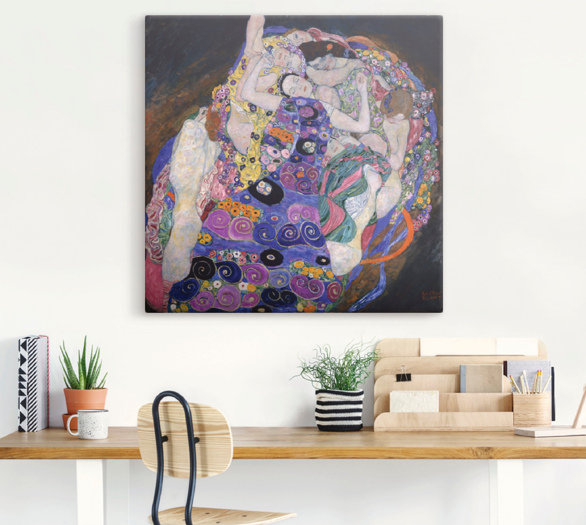 Artland "Die Jungfrau. 1913" Gruppen & Familien 1 Stk. tlg. auf Holzrahmen günstig online kaufen