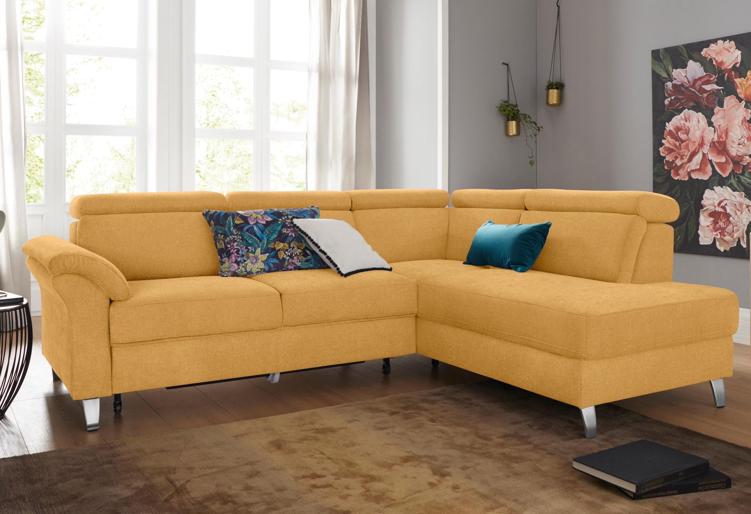 sit&more Ecksofa »Arngast L-Form«, inklusive Kopfteilverstellung und Federkern