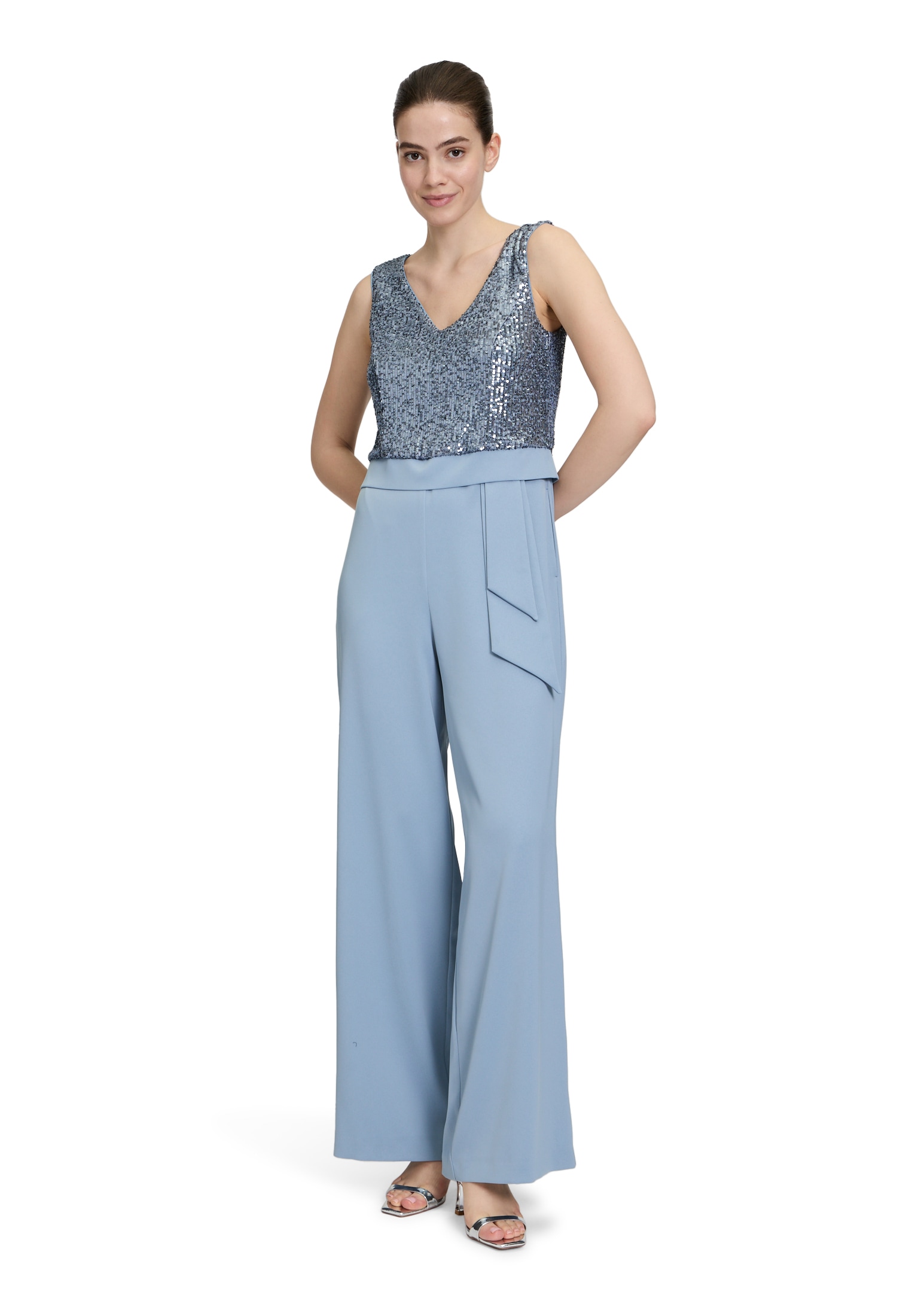 Vera Mont Overall "Vera Mont Damen Jumpsuit mit Pailletten", (1 tlg.), Naht günstig online kaufen