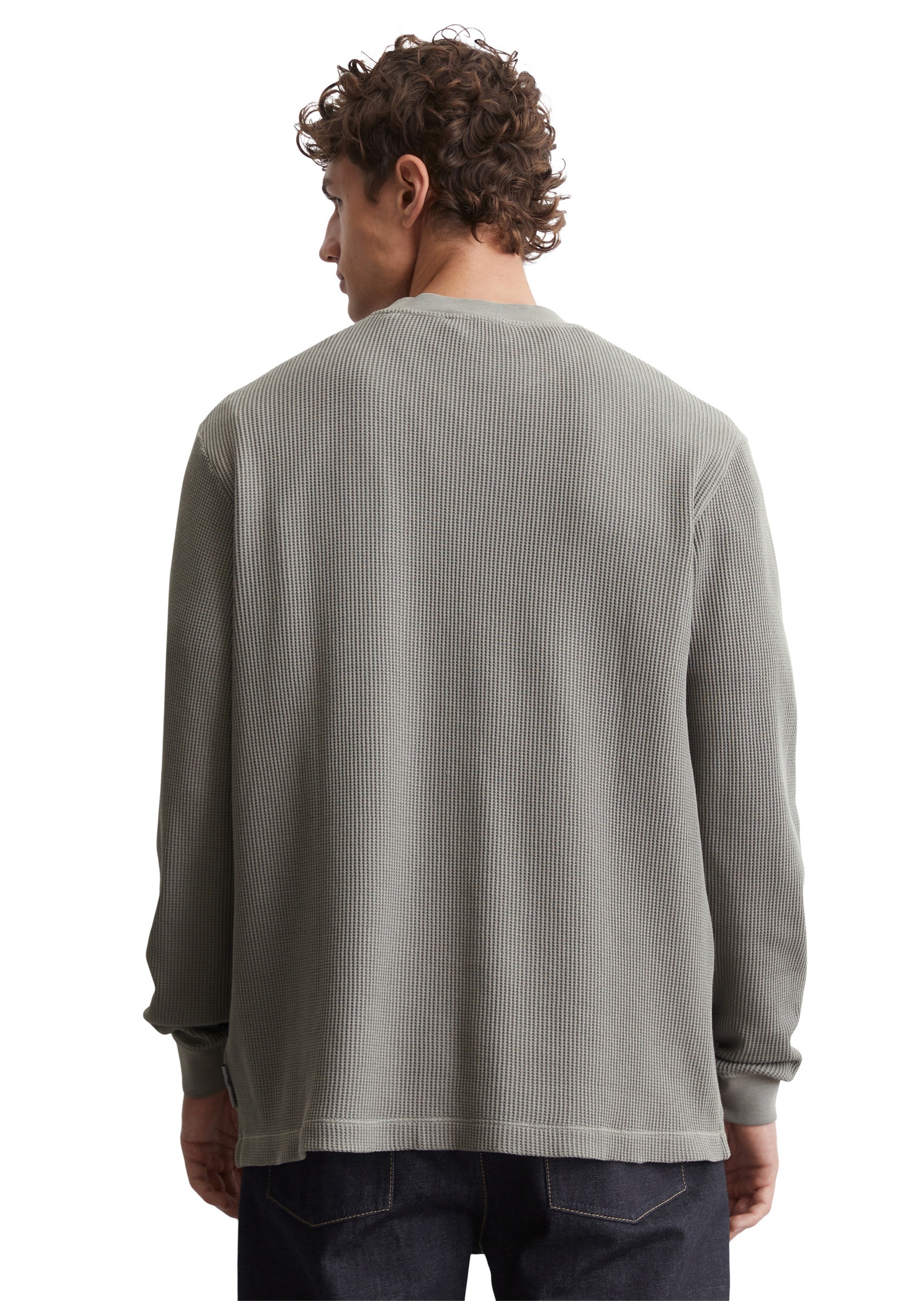 Marc O'Polo DENIM Langarmshirt »aus reiner Bio-Baumwolle«