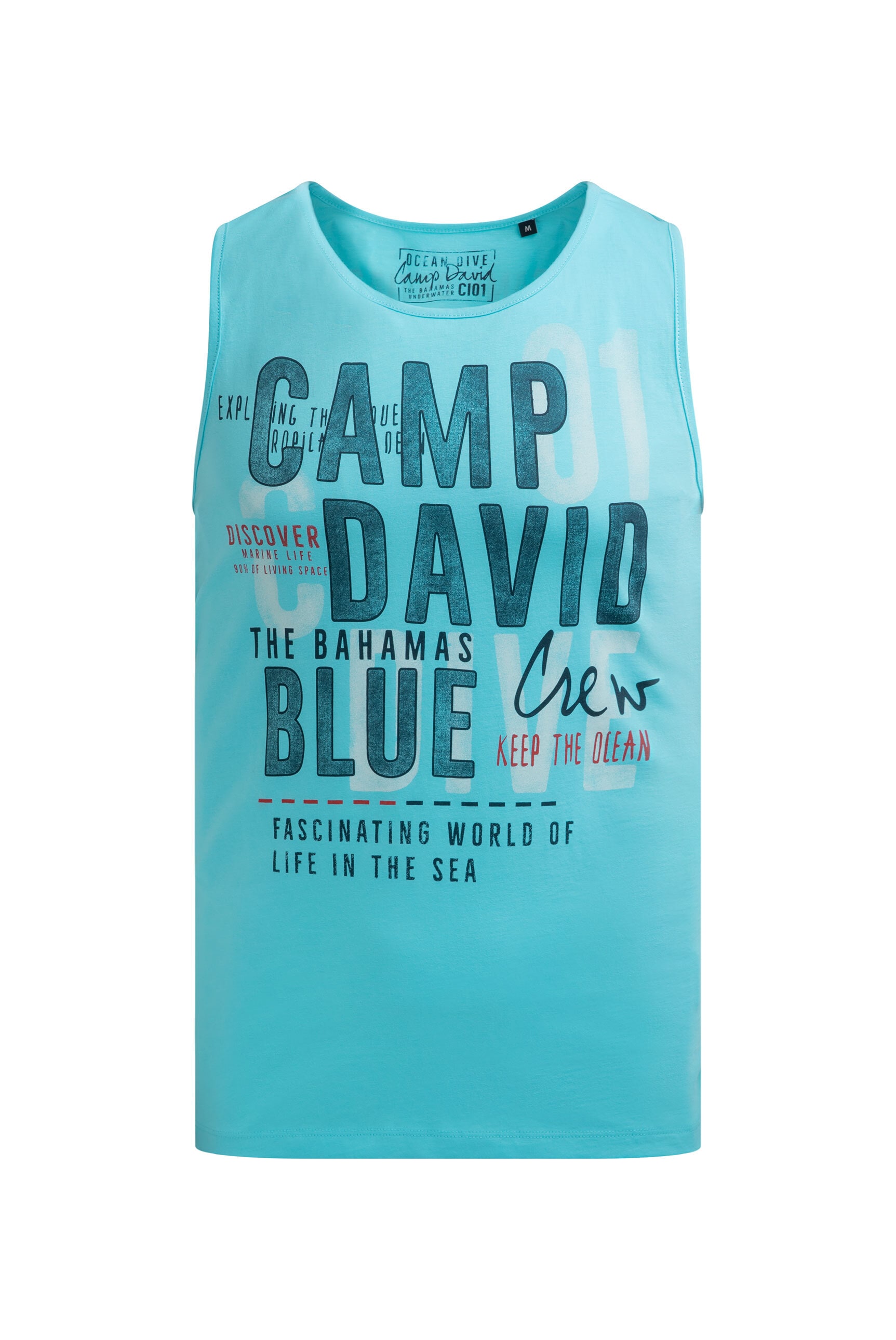 CAMP DAVID Tanktop aus Baumwolle