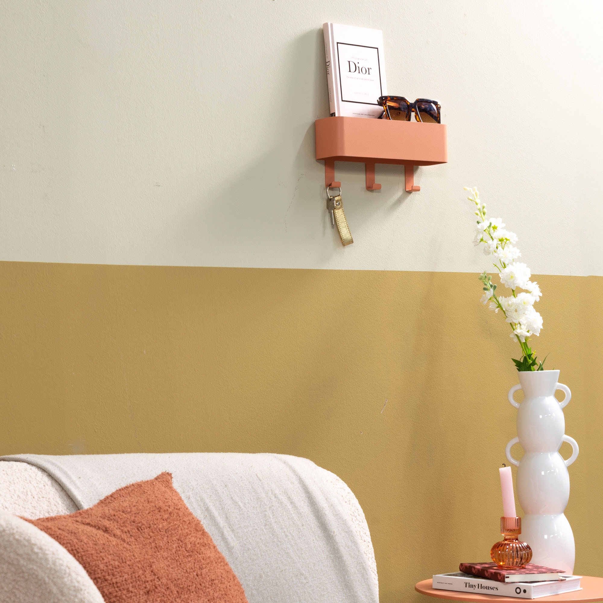 Spinder Design Garderobenhaken Metall, Breite 27 cm