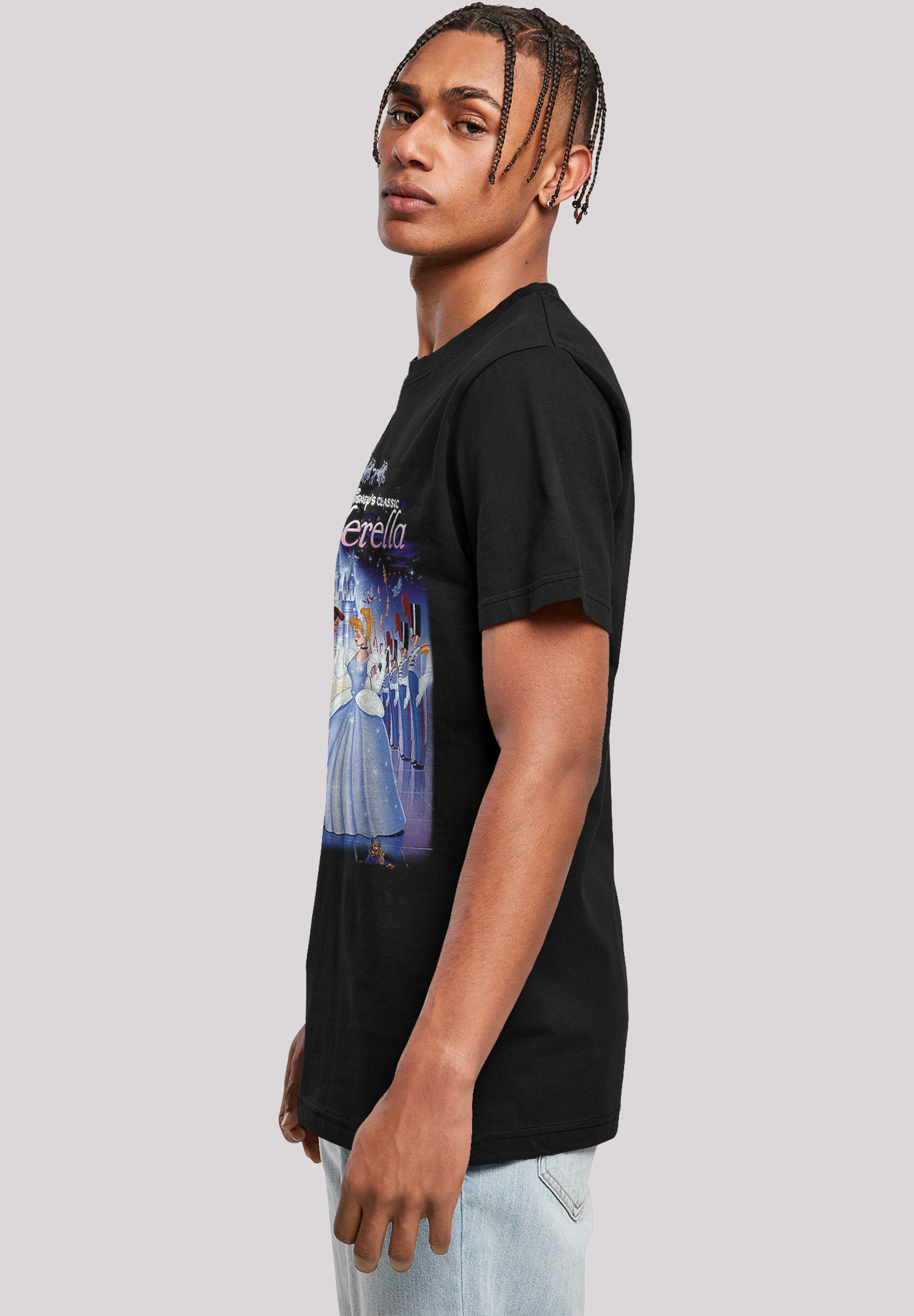 F4NT4STIC T-Shirt »Disney Cinderella Aschenputtel Collage Poster«, Herren,Premium Merch,Regular-Fit,Basic,Bedruckt