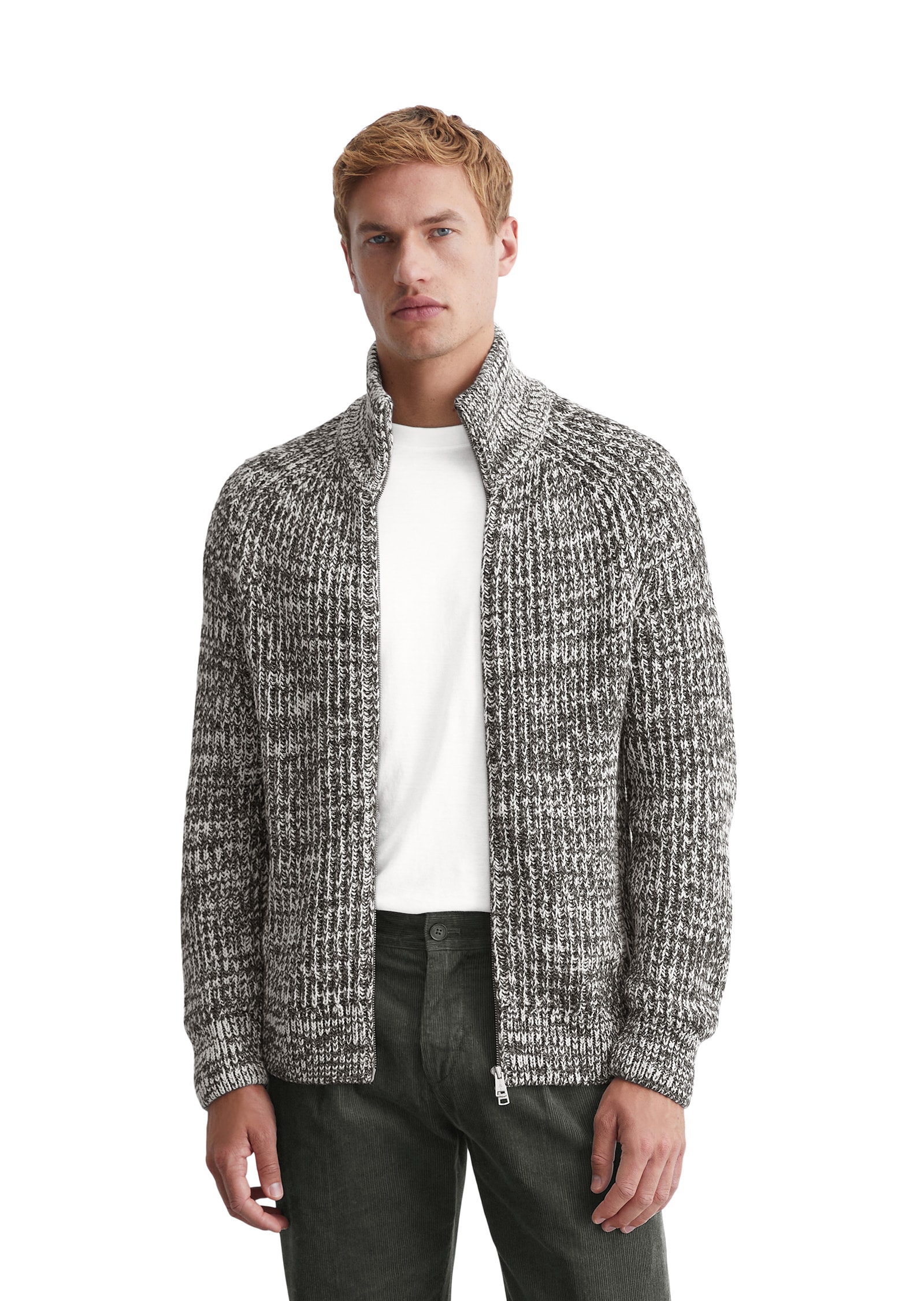 Marc OPolo Cardigan "aus zweifarbigem Bio-Baumwoll-Garn" günstig online kaufen