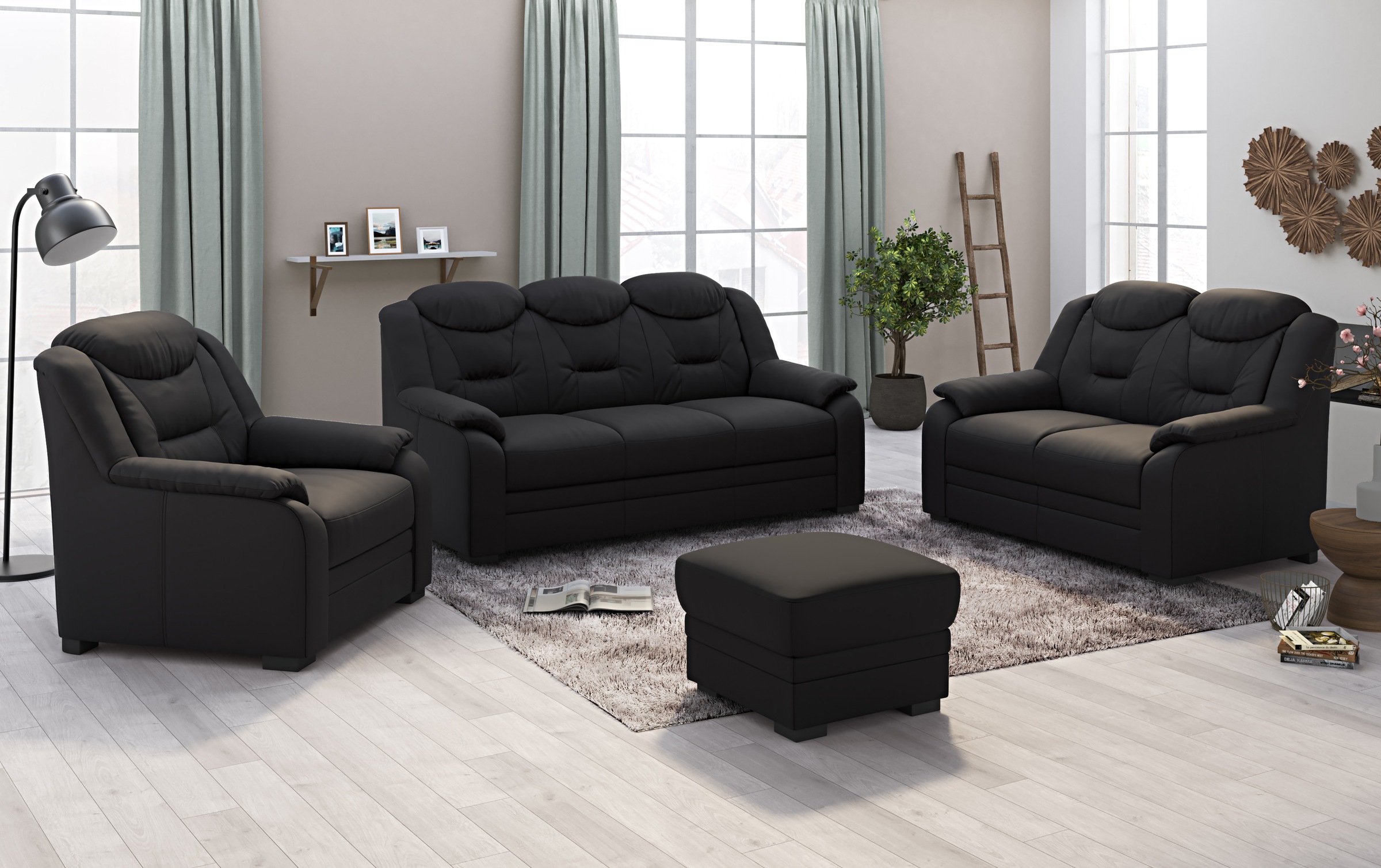 COTTA 3-Sitzer "Marcus", Sofa mit hoher Rückenlehne günstig online kaufen