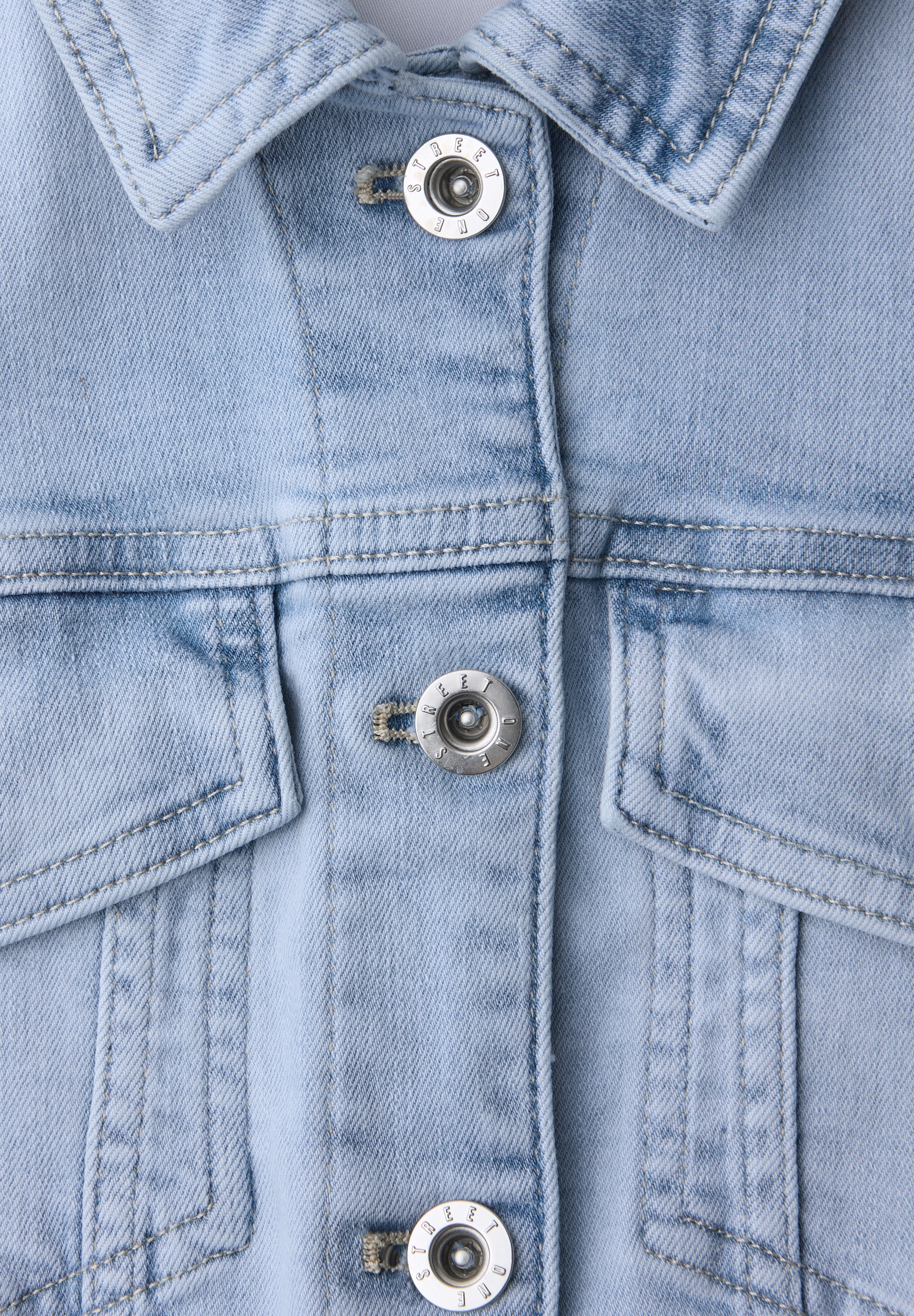 STREET ONE Jeansjacke ohne Kapuze in Denim-Optik