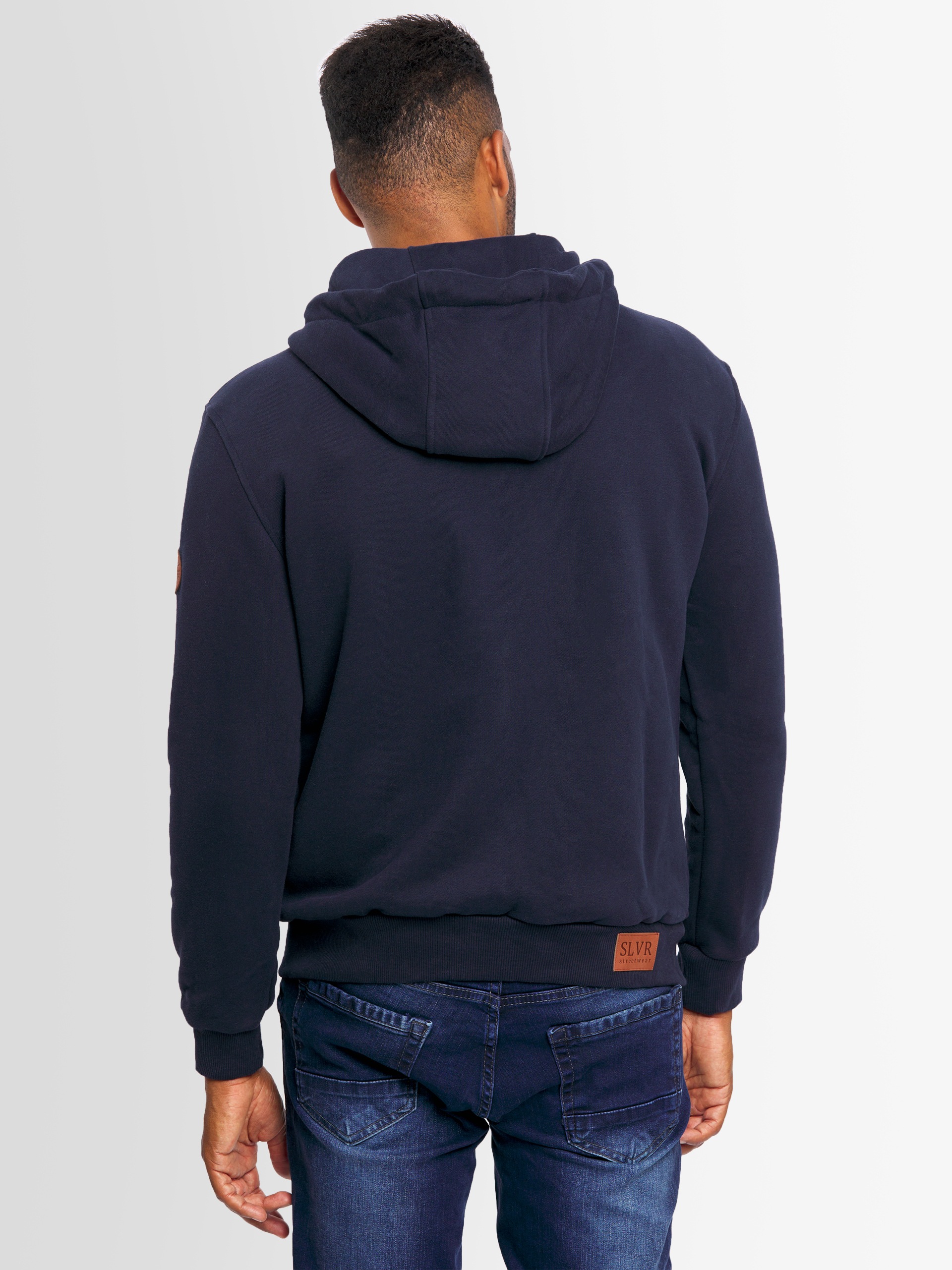 Alessandro Salvarini Sweatjacke »ASGeenio«, mit hohem Kragen