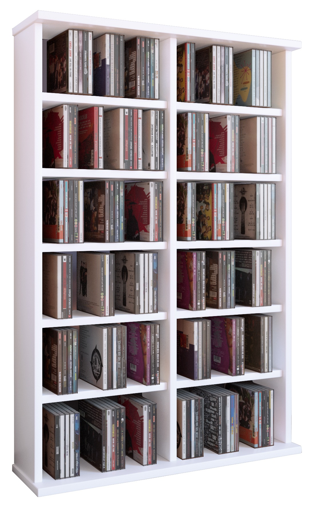 VCM Media-Regal »VCM Holz CD DVD Stand Regal | CD Regal mit Platz für 300 CDs oder 130...