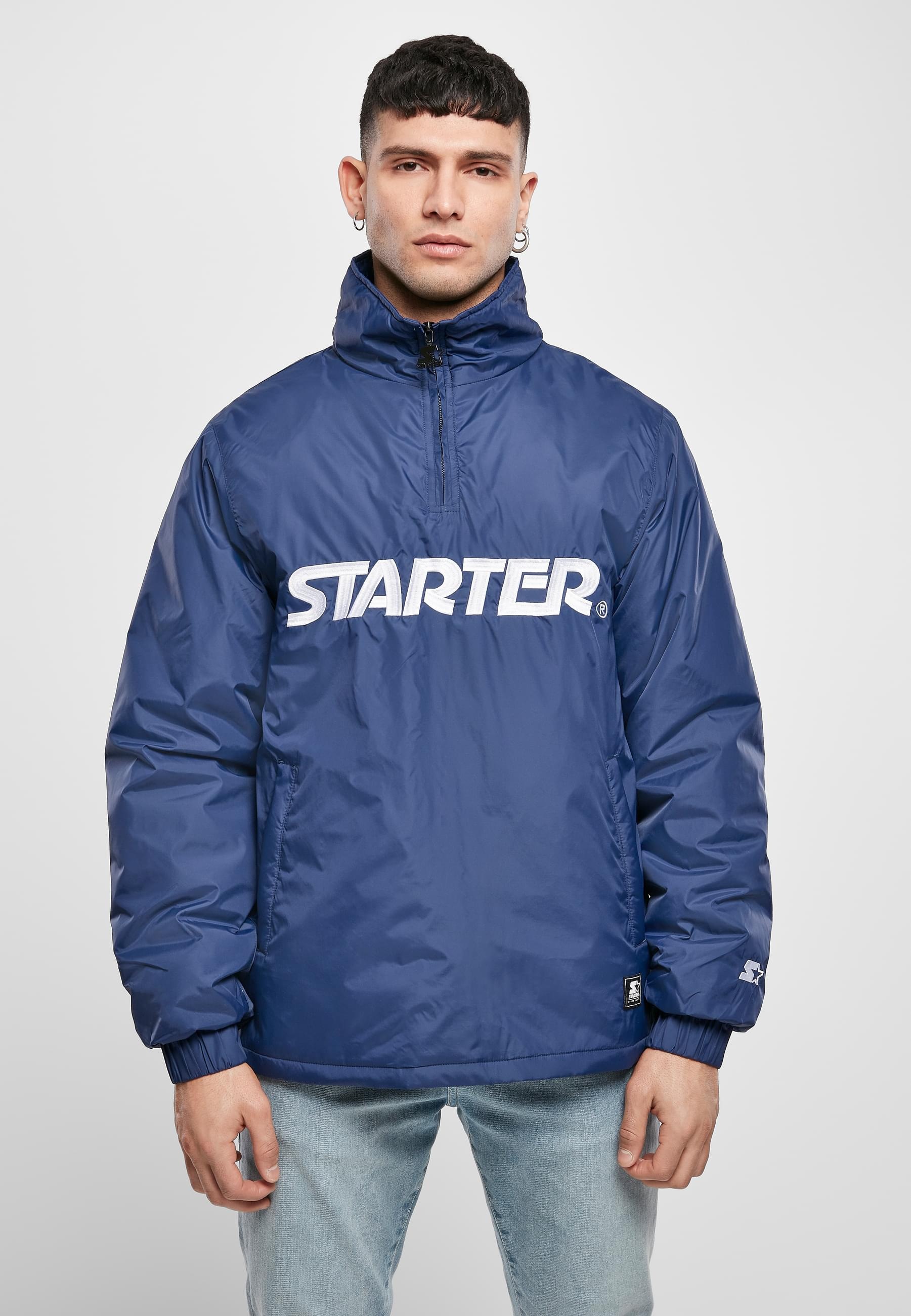 Starter Black Label Allwetterjacke »Starter Black Label Herren Starter Logo Half Zip Jacket« 1 Stk. tlg. ohne Kapuze